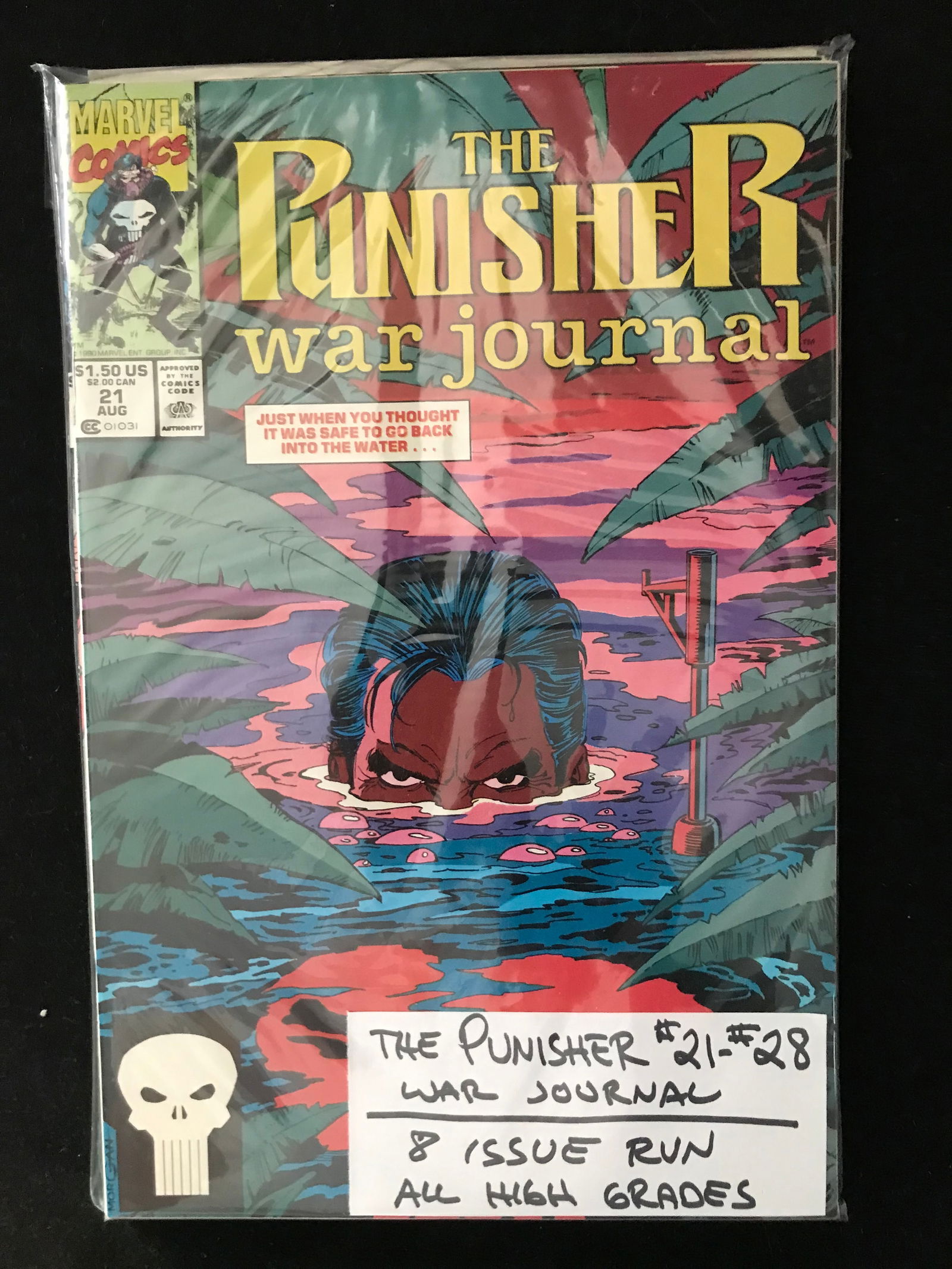 MARVEL COMICS NO.21-28 THE PUNISHER WAR JOURNAL (8 ISSUE RUN) (1 of 1)