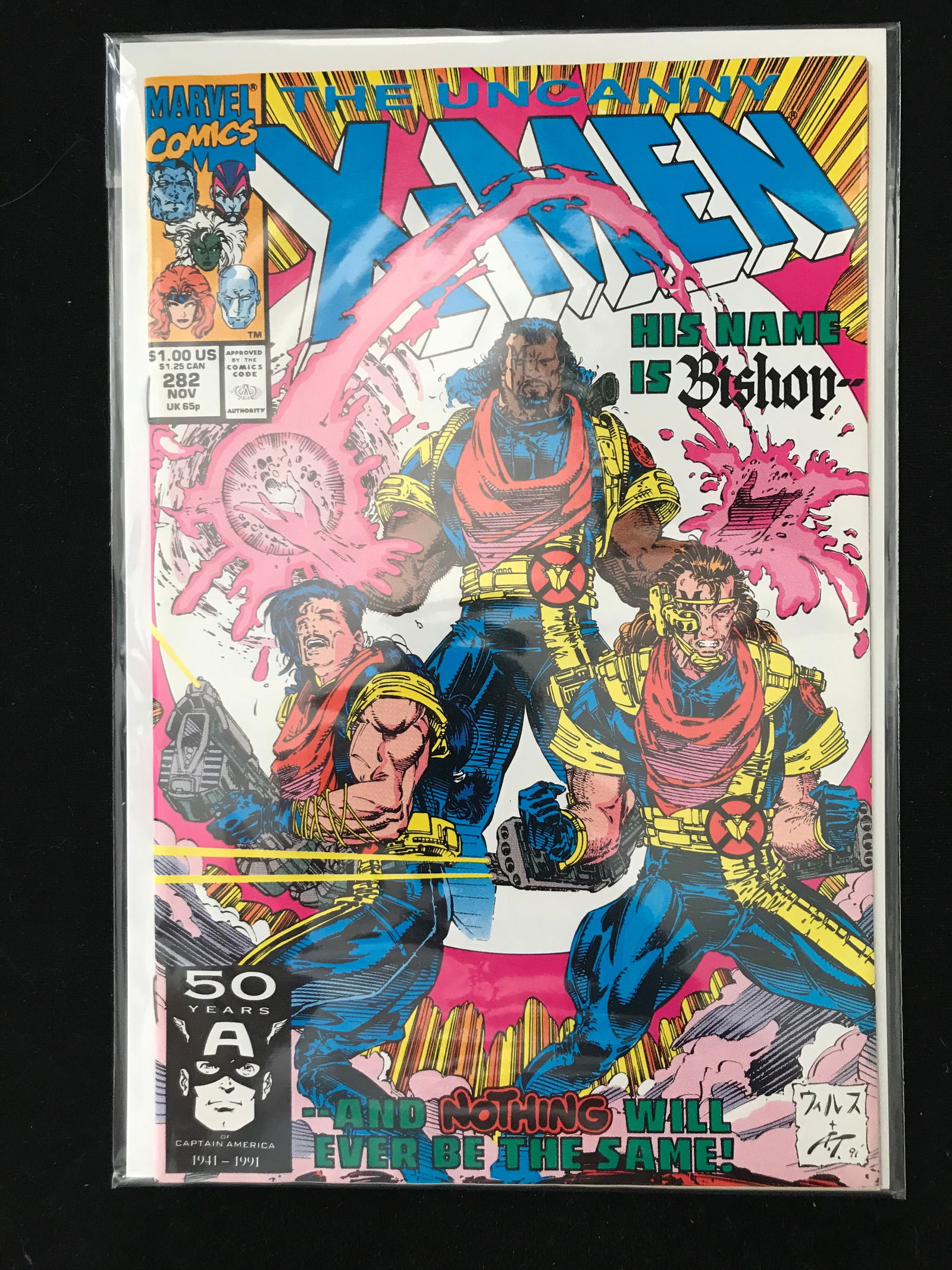 MARVEL COMICS NO.282 THE UNCANNY X-MEN: Prices are in Canadian dollars