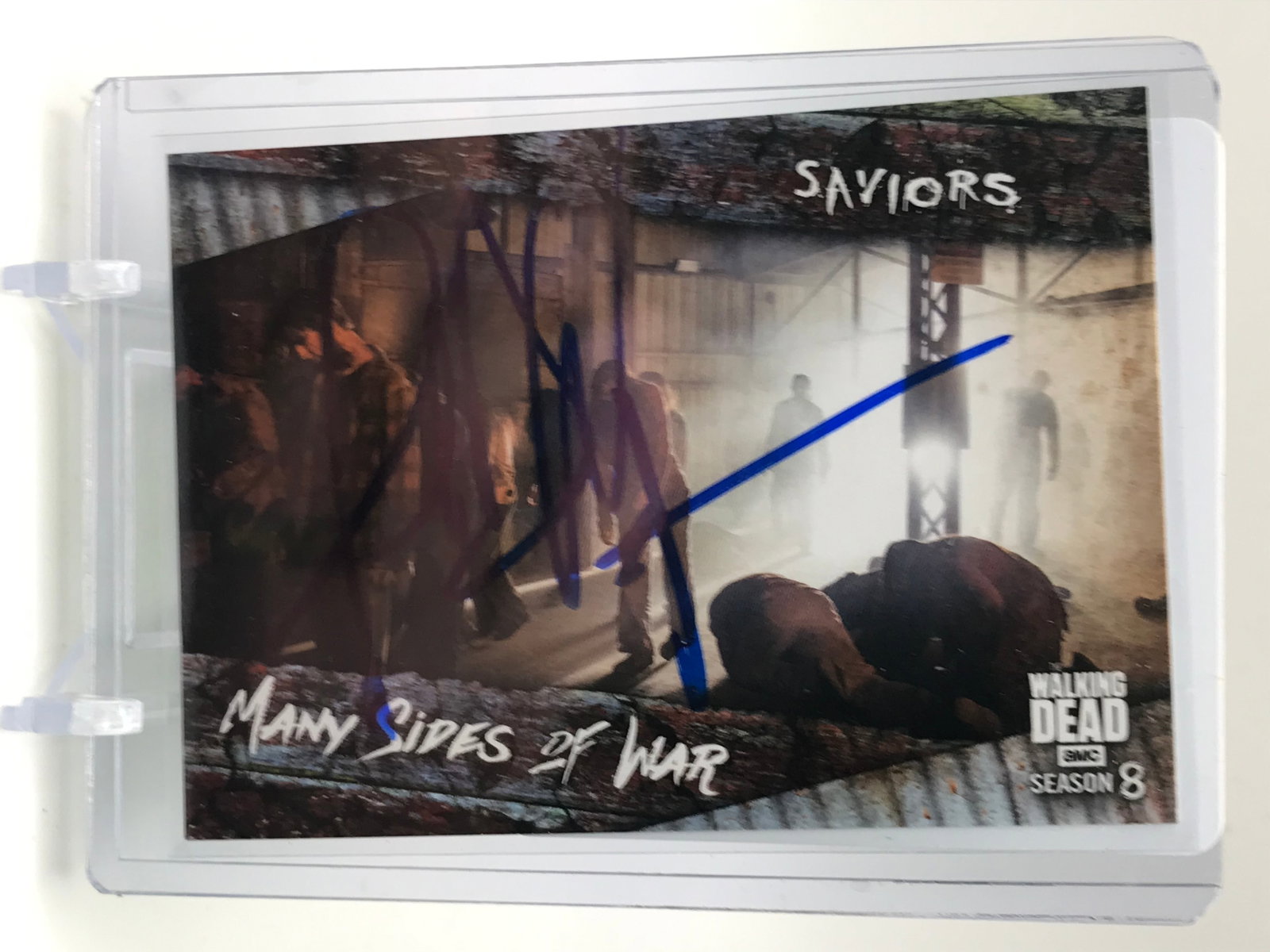 JEFFREY DEAN MORGAN SIGNED TOPPS THE WALKING DEAD TRADING CARD (PRO CERT COA): Prices are in Canadian dollars