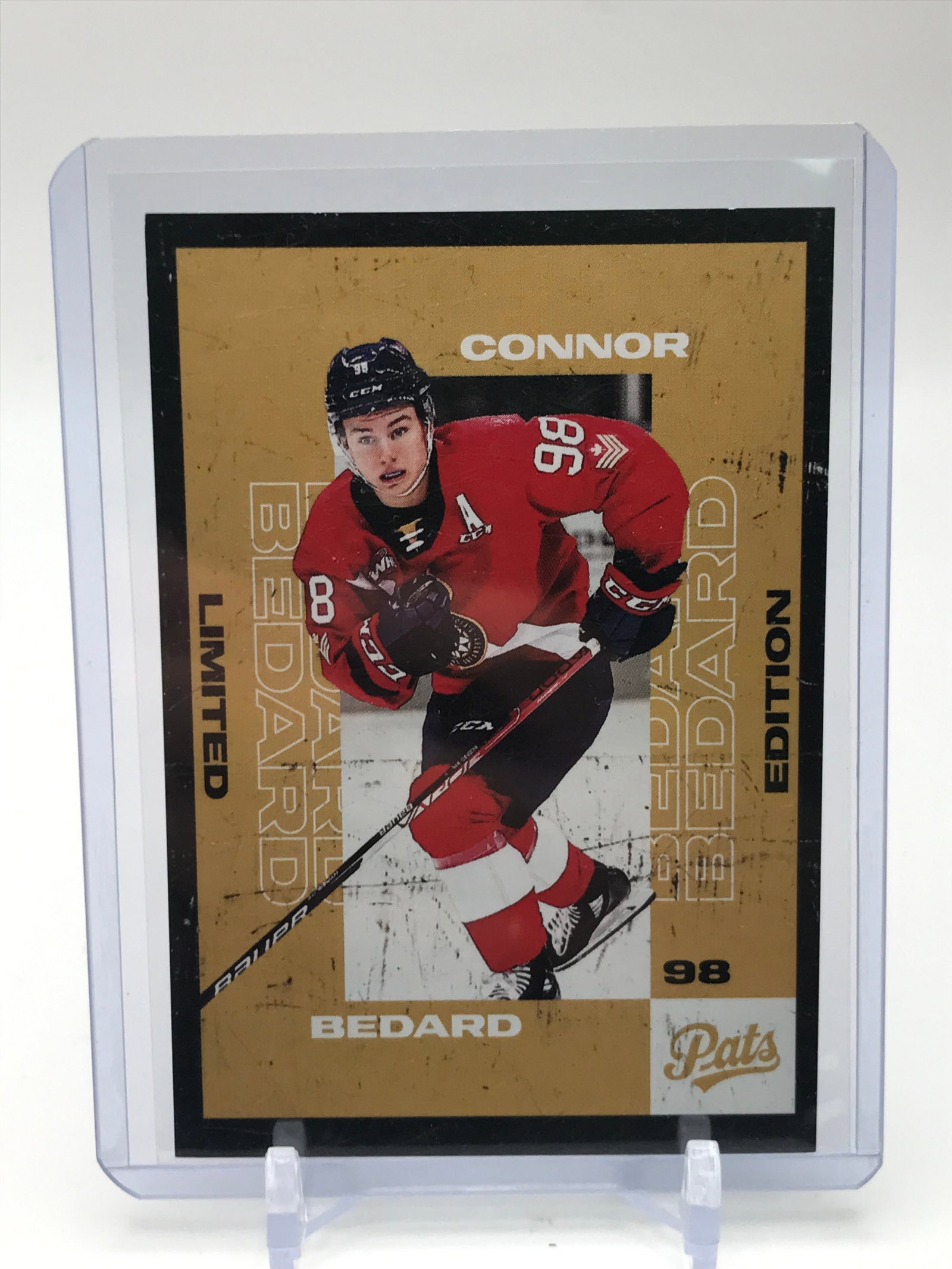 WHL PATS LIMITED EDITION CONNOR BEDARD: Prices are in Canadian dollars