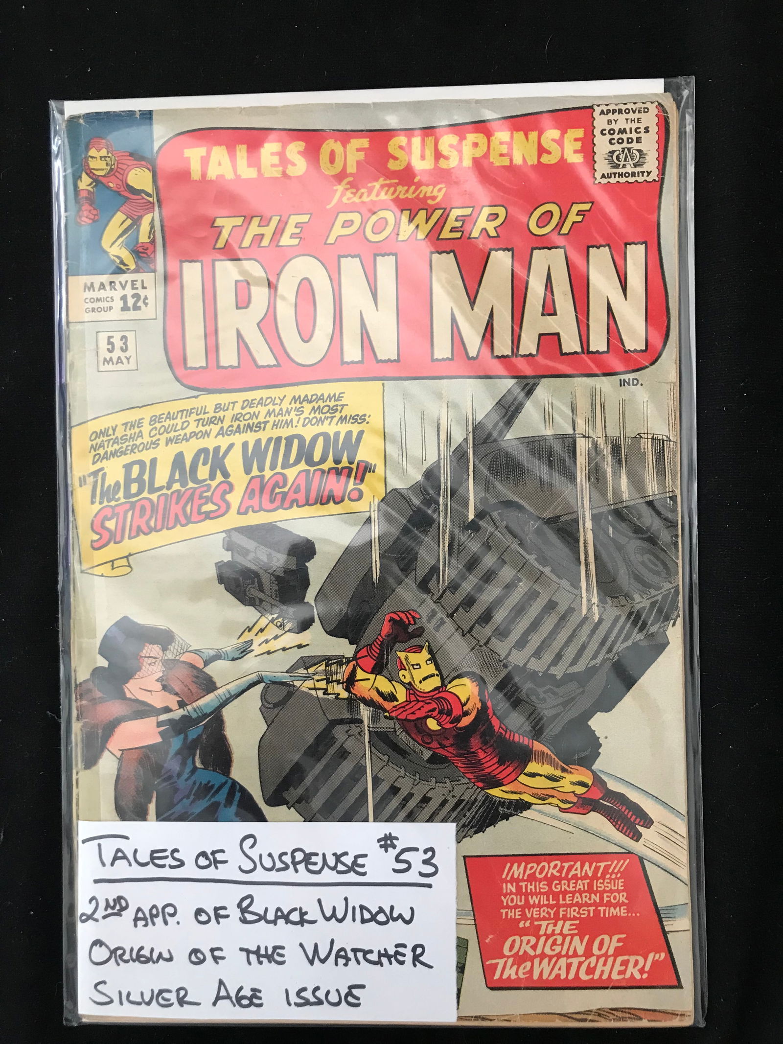 MARVEL COMICS NO.53 IRON MAN (2ND APP OF BLACK WIDOW (1 of 1)