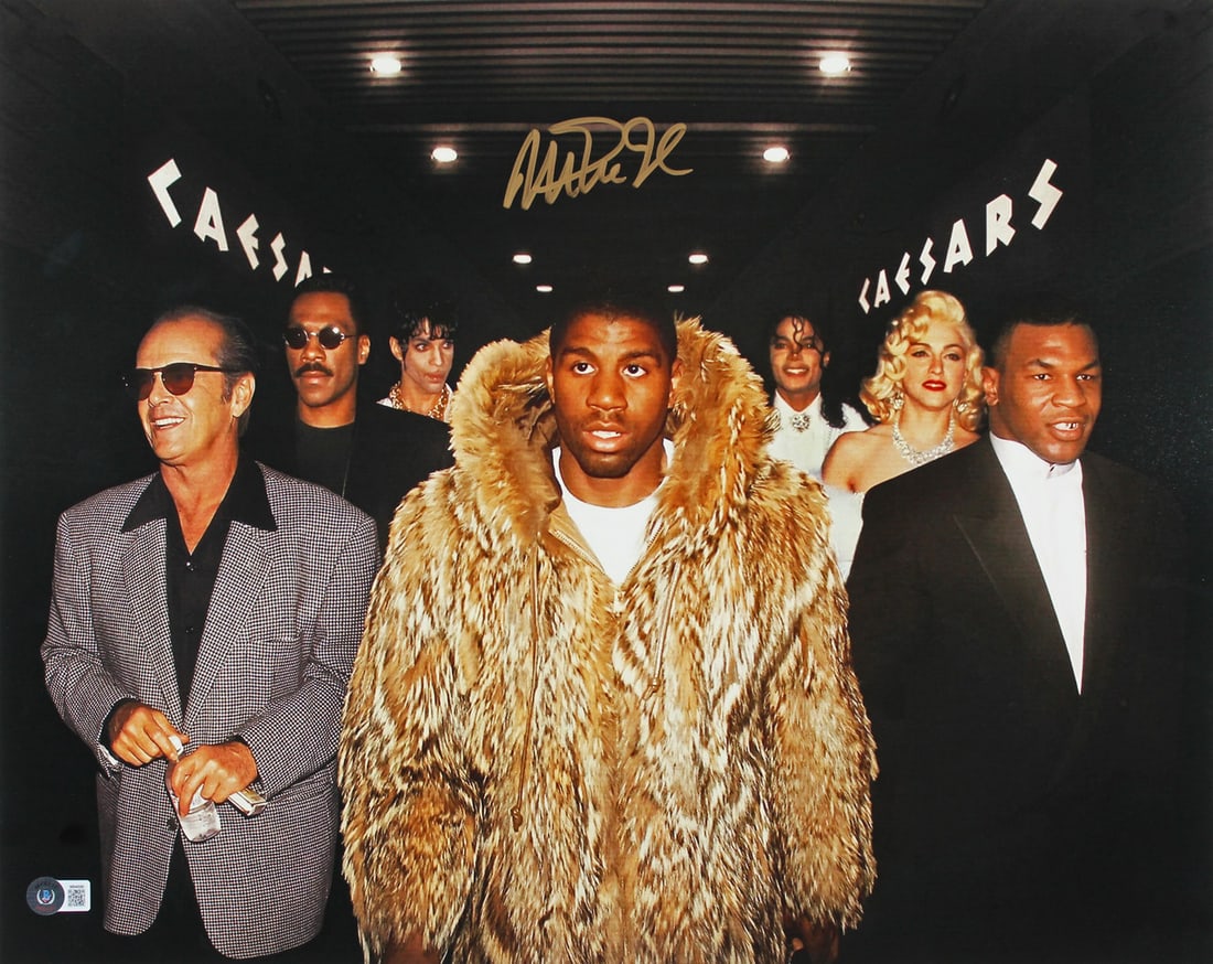 MAGIC JOHNSON SIGNED LEGENDS PORTRAIT 16 X 20 (BECKETT COA) (1 of 1)