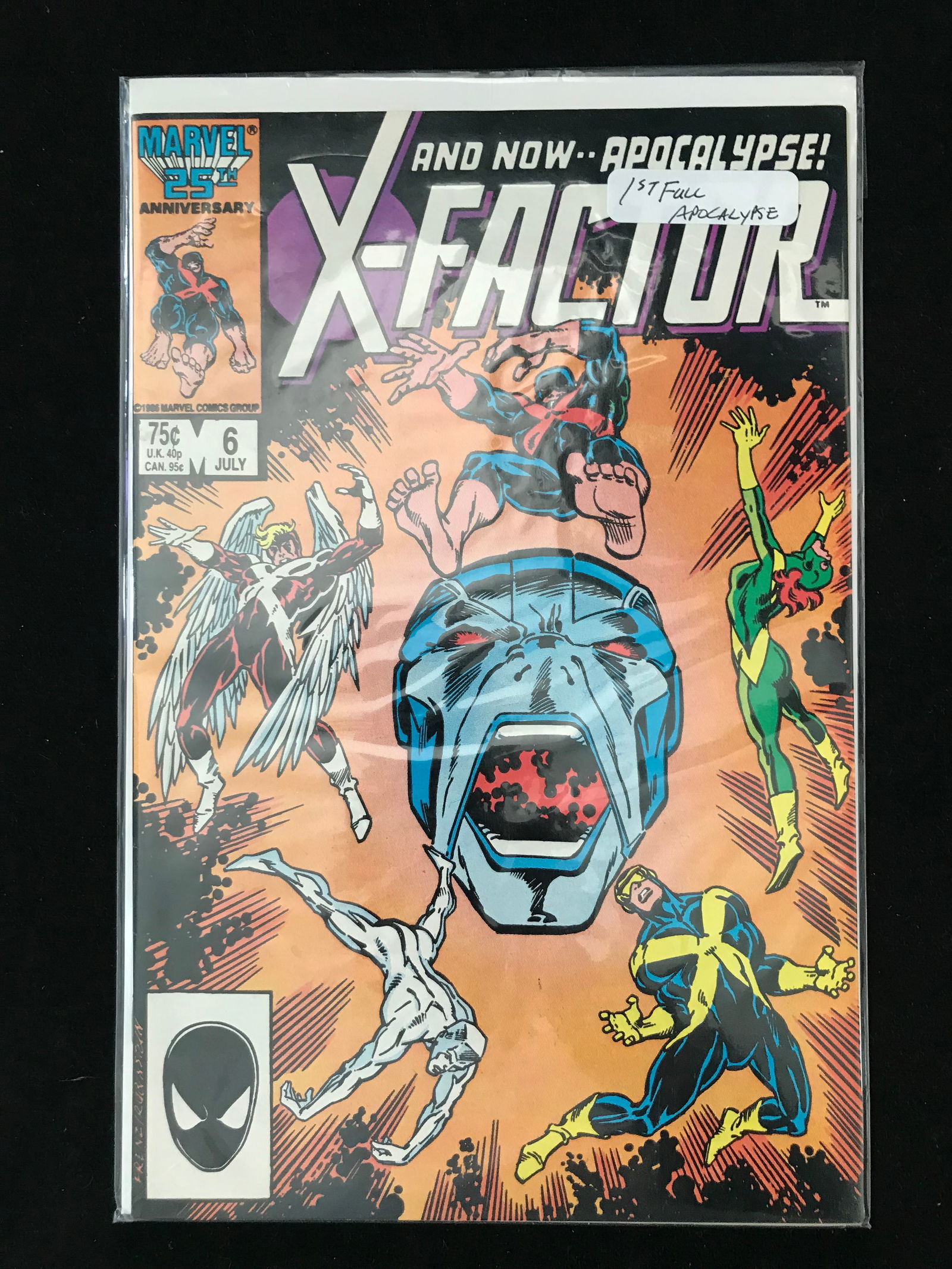 MARVEL COMICS NO.6 X-FACTOR (1ST FULL APOCALYPSE (1 of 1)