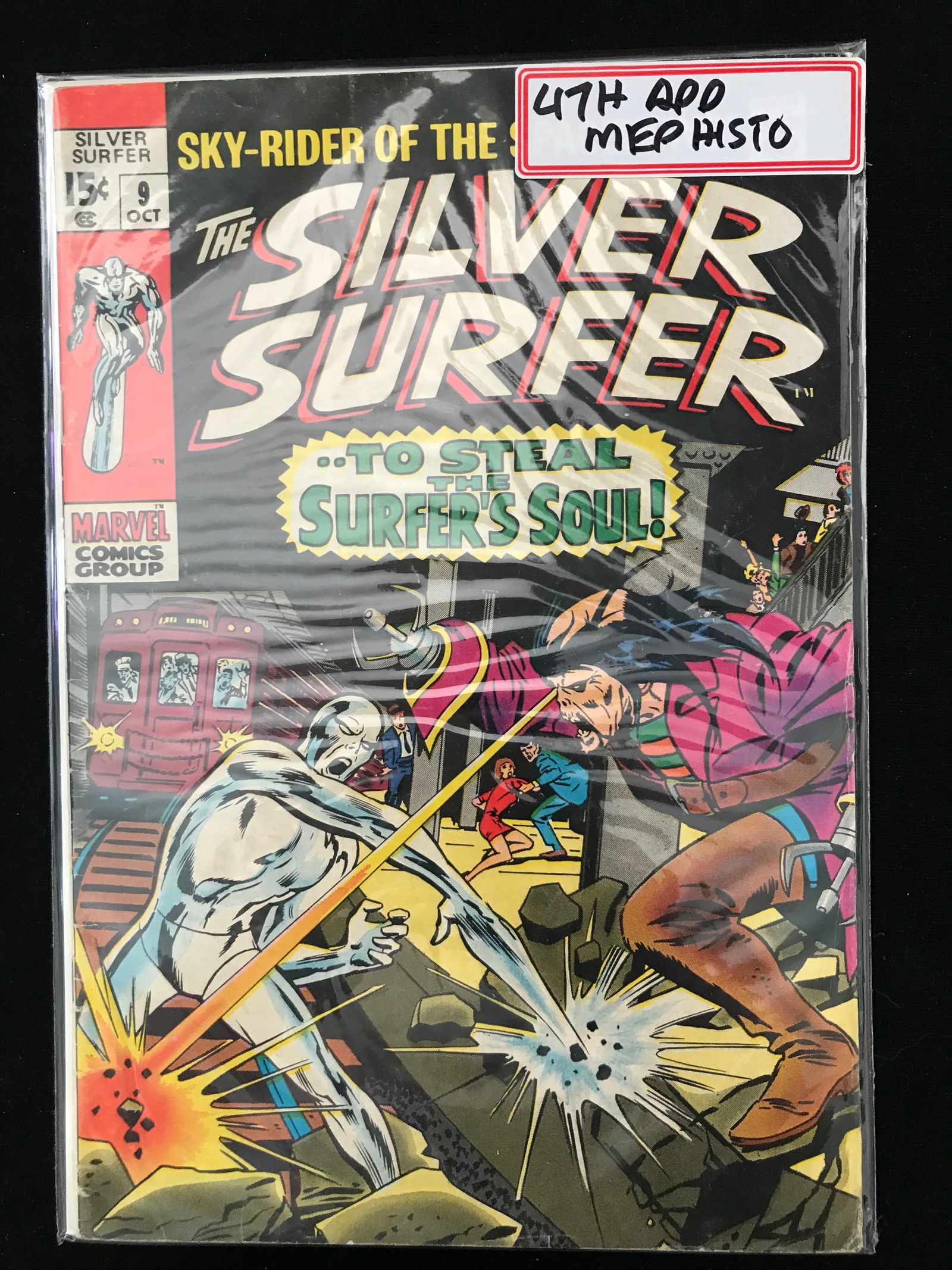 MARVEL COMICS THE SILVER SURFER NO.9 (1 of 1)