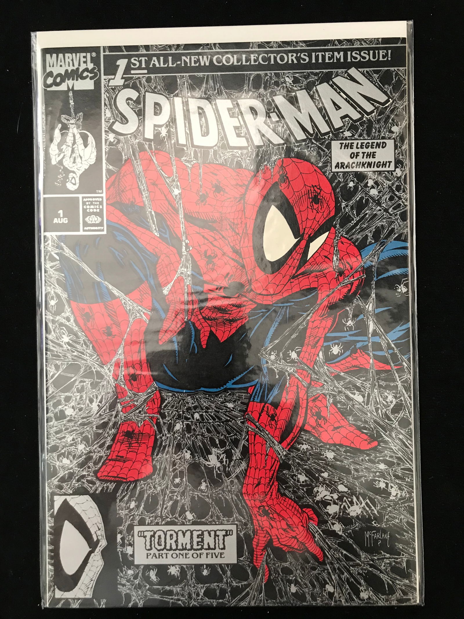 MARVEL COMICS SPIDER-MAN NO.1 (SILVER FOIL EDITION) (1 of 1)