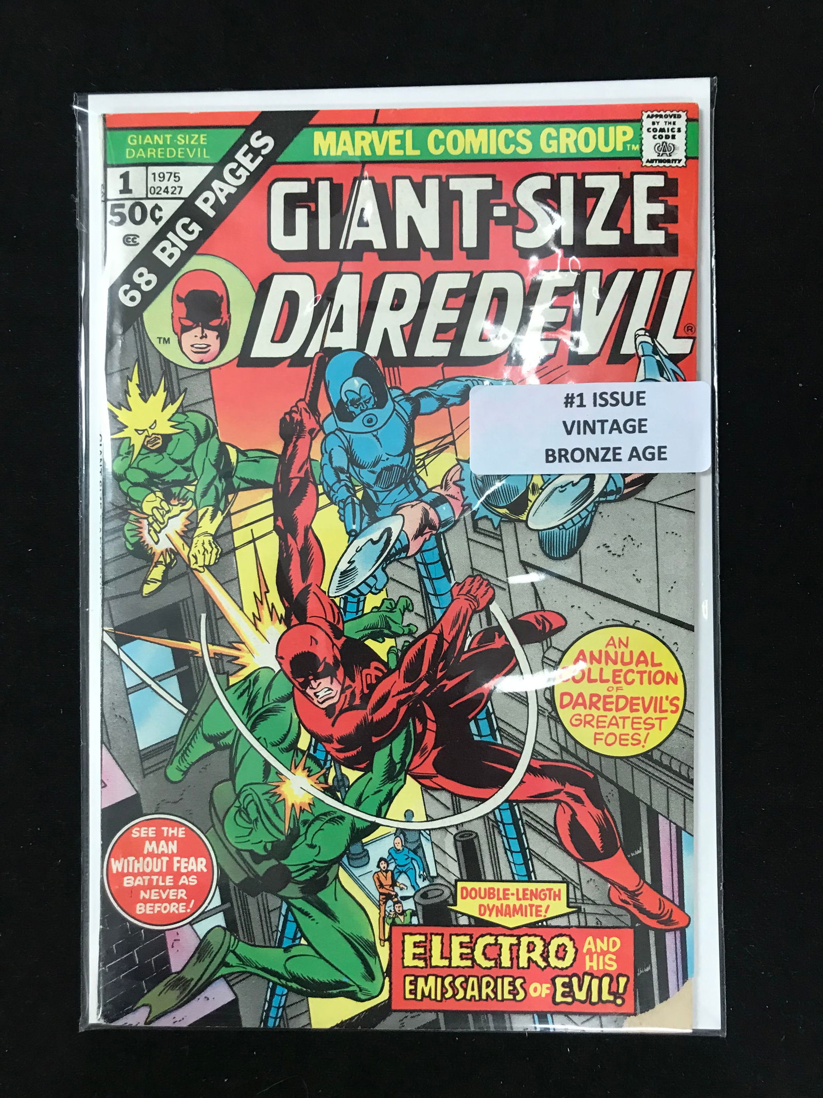 MARVEL COMICS NO.1 GIANT-SIZE DAREDEVIL (VINTAGE BROZE AGE) (1 of 1)