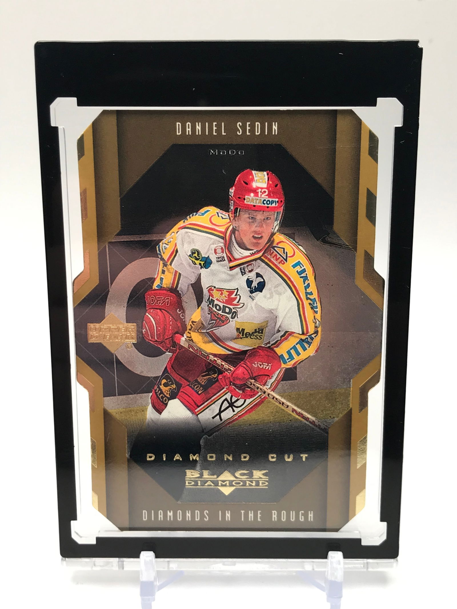 2000 UPPER DECK BLACK DIAMOND NO.119 DANIEL SEDIN DIAMOND CUT (1 of 2)
