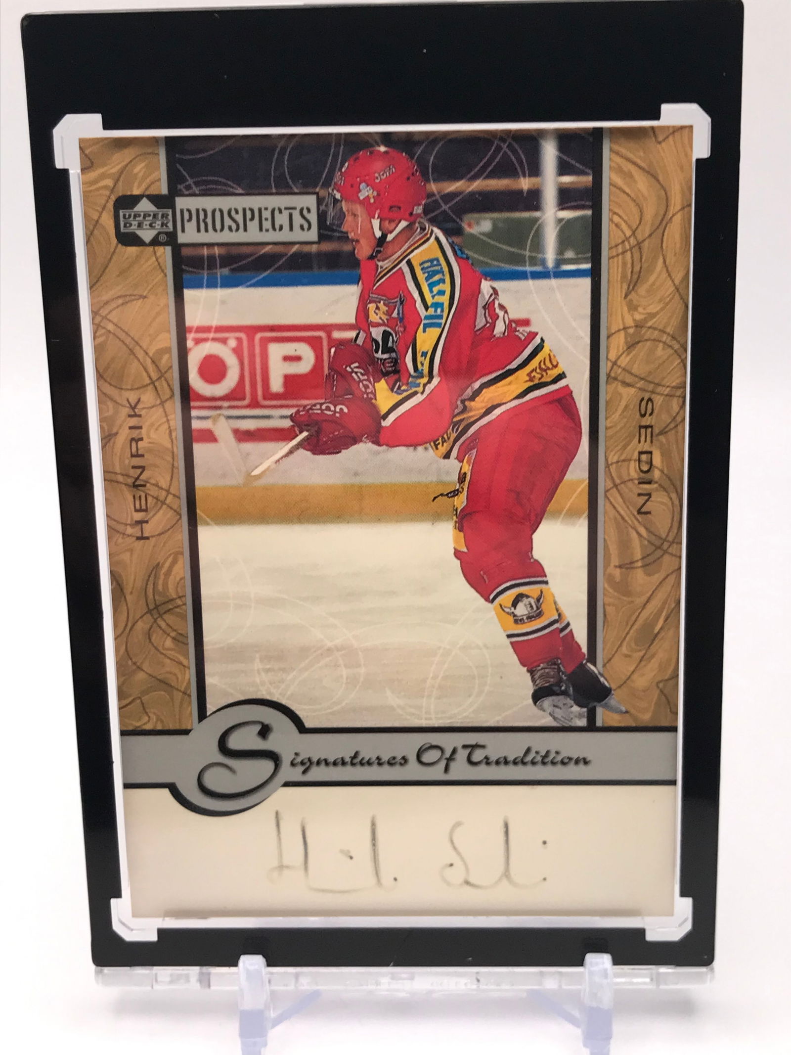 2000 UPPER DECK PROSPECTS NO.HS HENRIK SEDIN AUTO (1 of 2)
