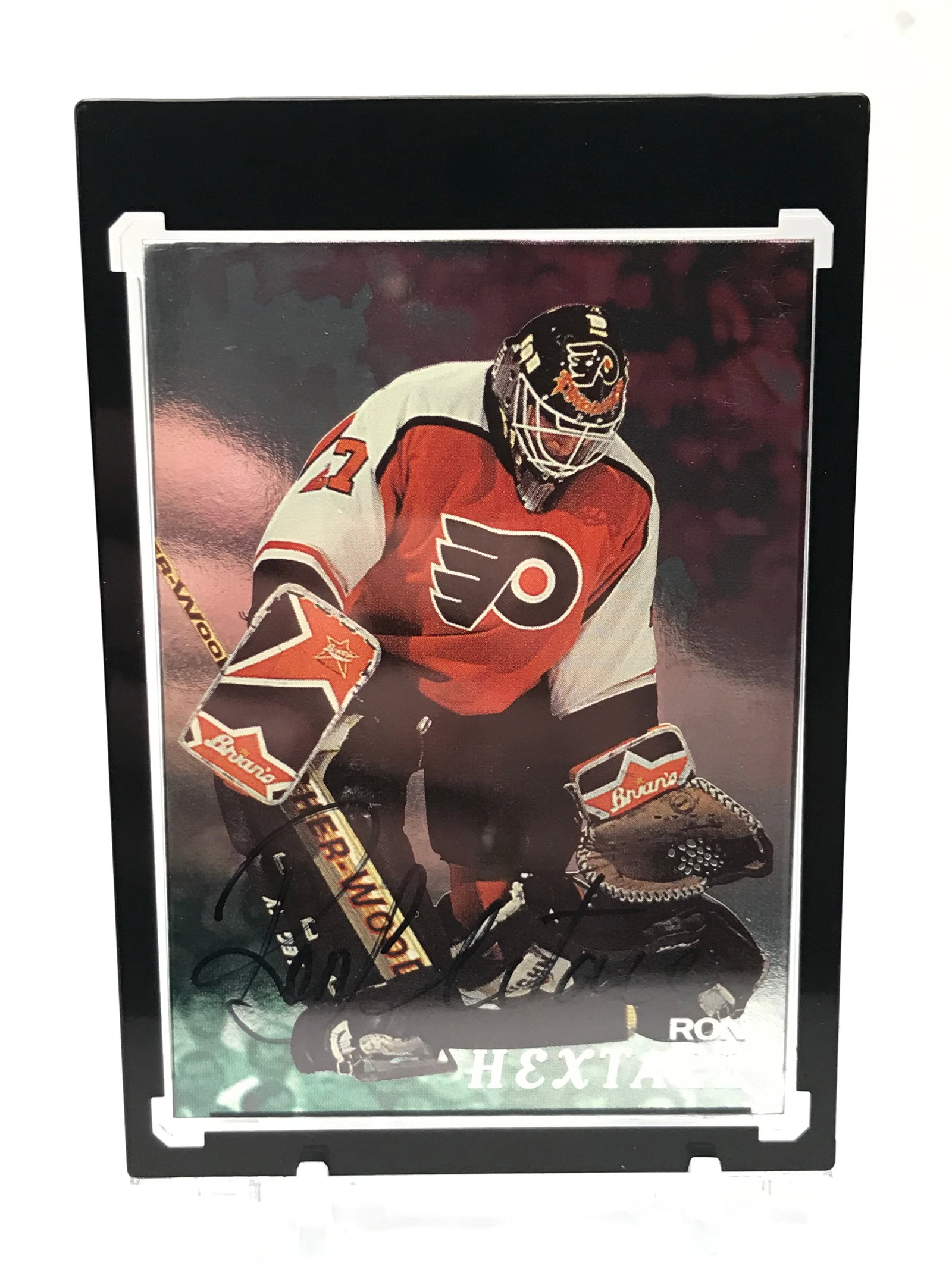 1998 IN THE GAME NO.99 RON HEXTALL AUTO: Prices are in Canadian dollars