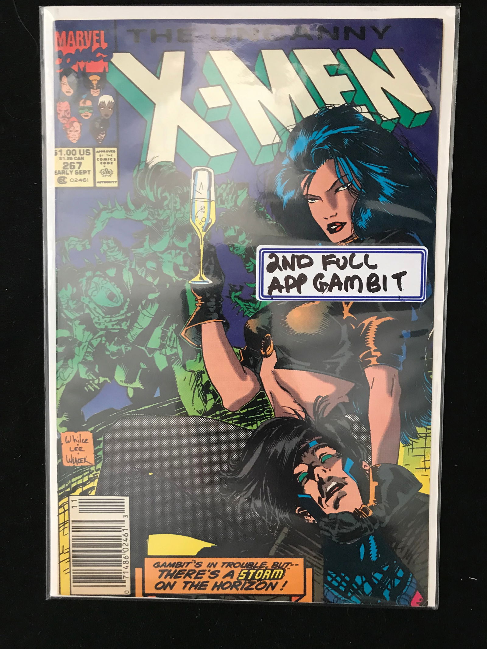 MARVEL COMICS NO.267 X-MEN (2ND FULL APP GAMBIT) (1 of 1)