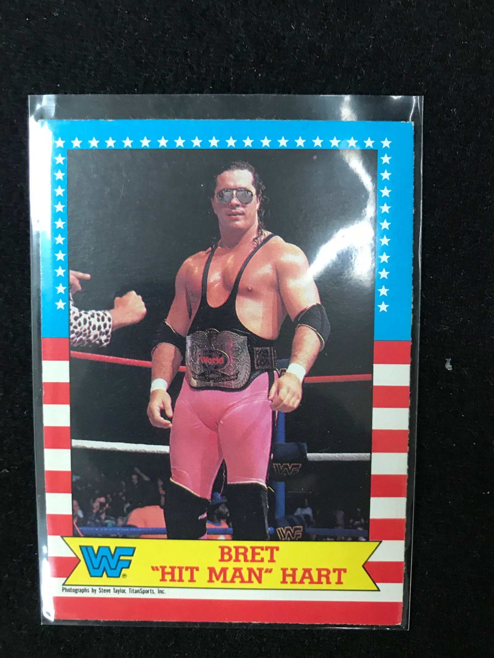 1987 O PEE CHEE WWF BRET THE HITMAN HART ROOKIE CARD: 1