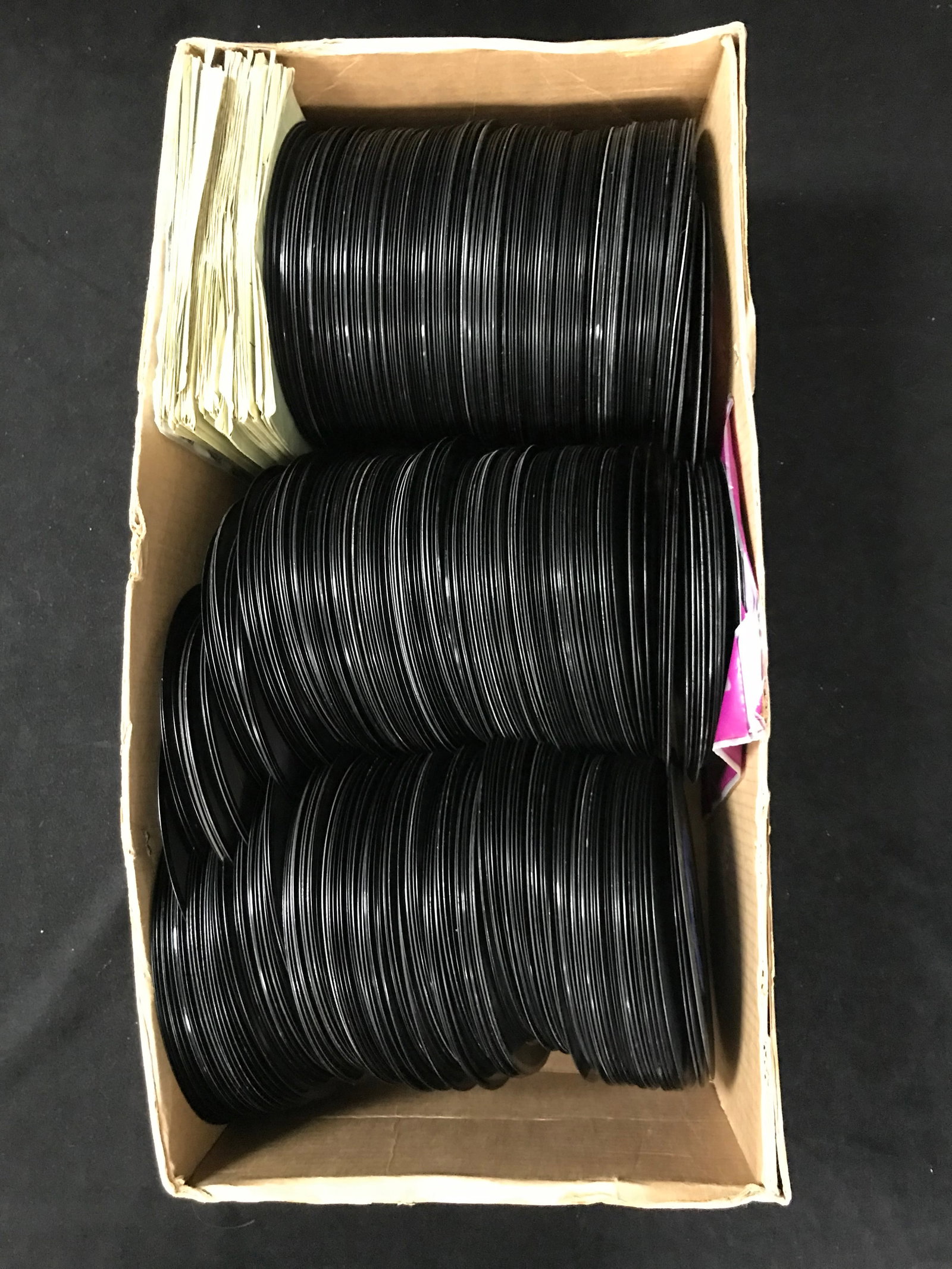 LOT OF APPROXIMATELY 400 45'S JUKE BOX TITLES: Prices are in Canadian dollars