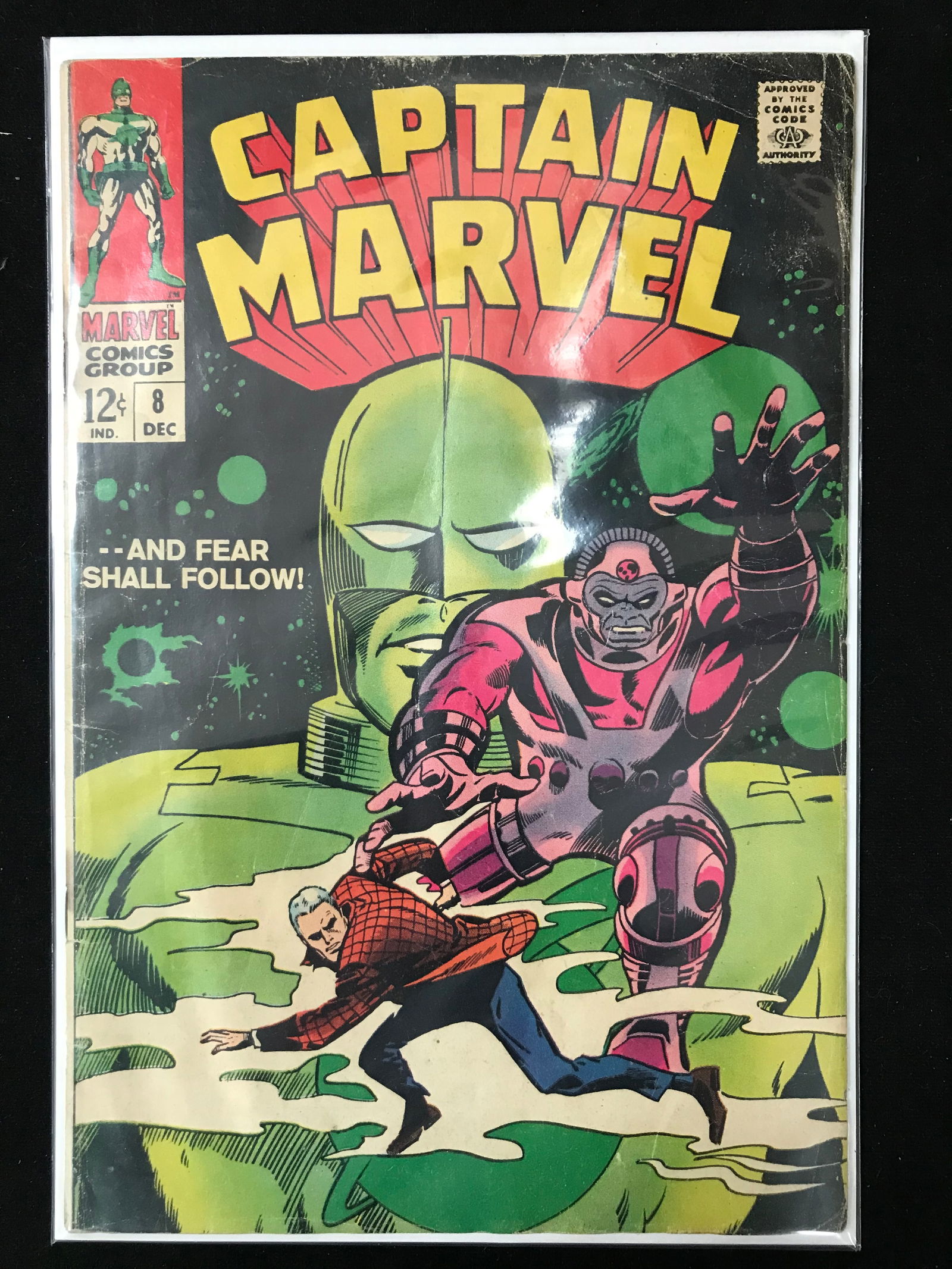 MARVEL COMICS NO.8 CAPTAIN MARVEL (1 of 1)