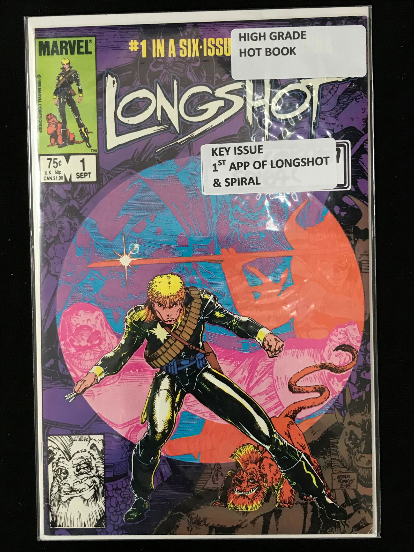 MARVEL COMICS NO.1 LONGSHOT (1ST APP OF LONGSHOT AND SPIRAL) (1 of 1)