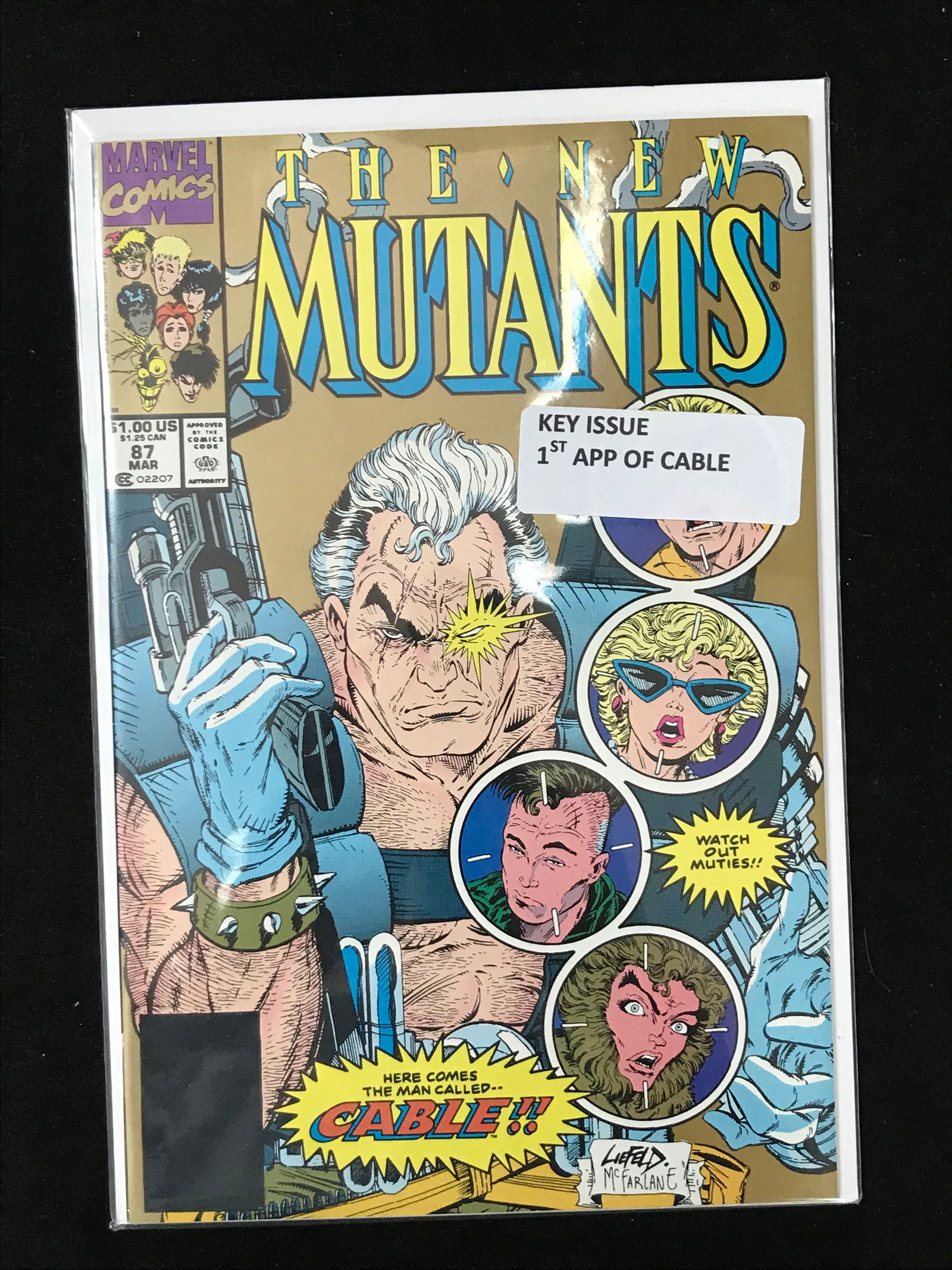 MARVEL COMICS NO.87 THE NEW MUTANTS (1ST APP OF CABLE) (1 of 1)