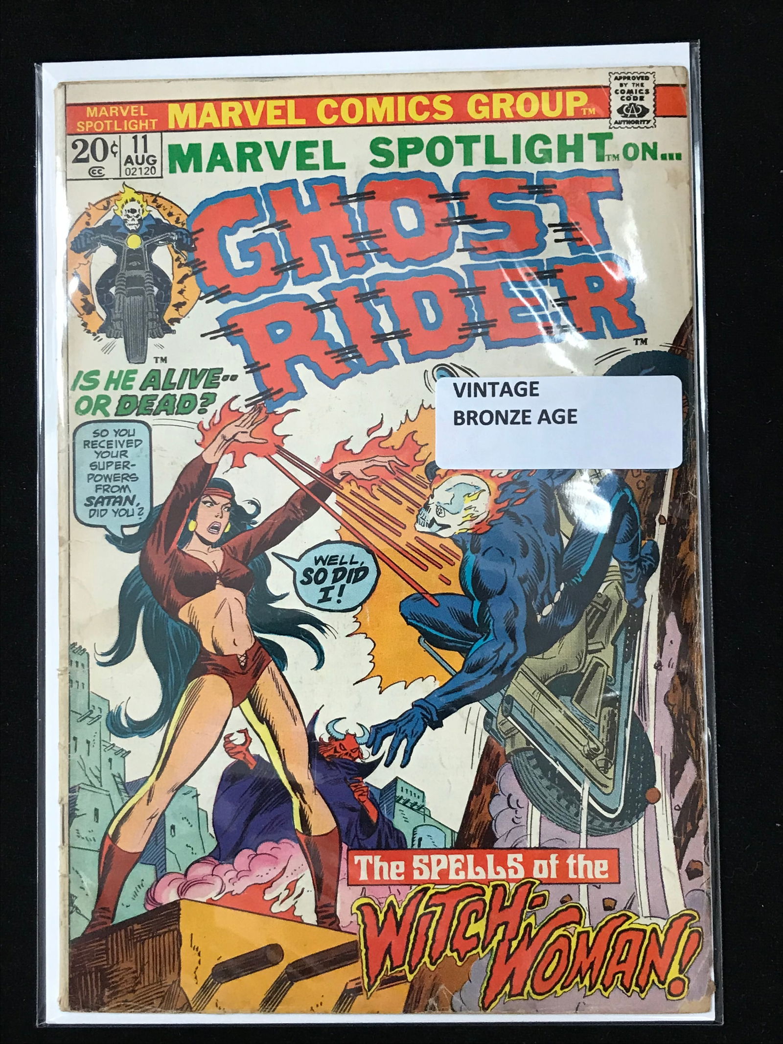 MARVEL COMICS NO. 11 GHOST RIDER (VINTAGE BRONZE AGE) (1 of 1)