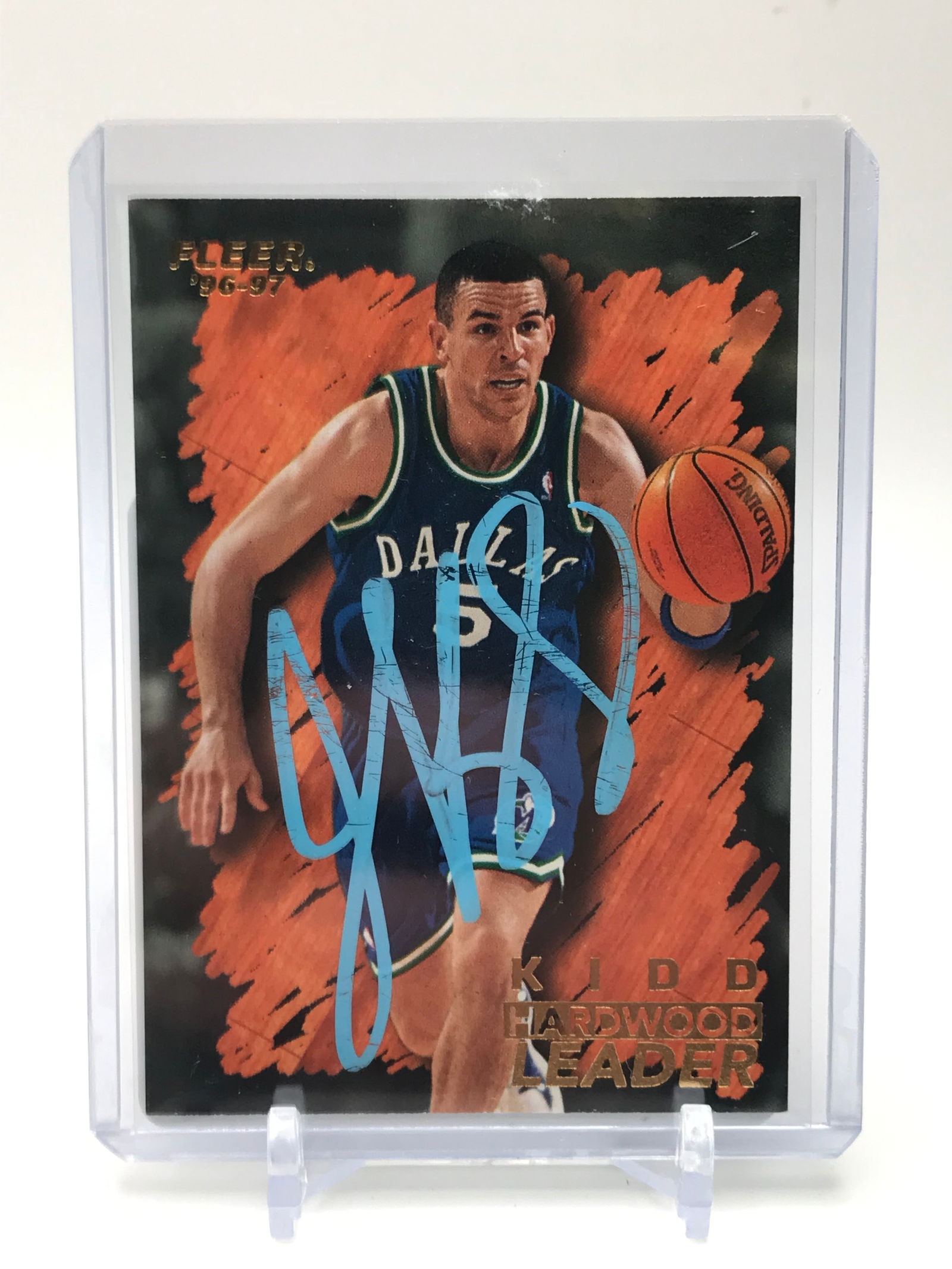 JASON KIDD SIGNED 1997 FLEER BASKETBALL CARD (PRO CERT COA) (1 of 2)