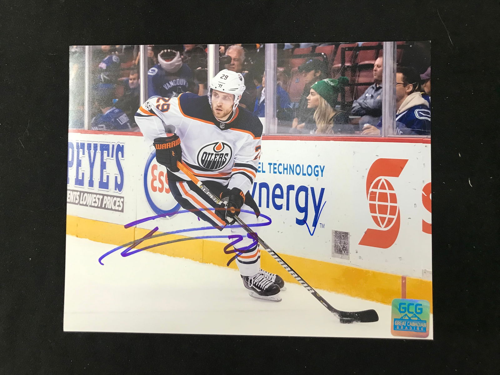 LEO DRAISAITL SIGNED 8X10 PHOTO GCG COA (1 of 1)