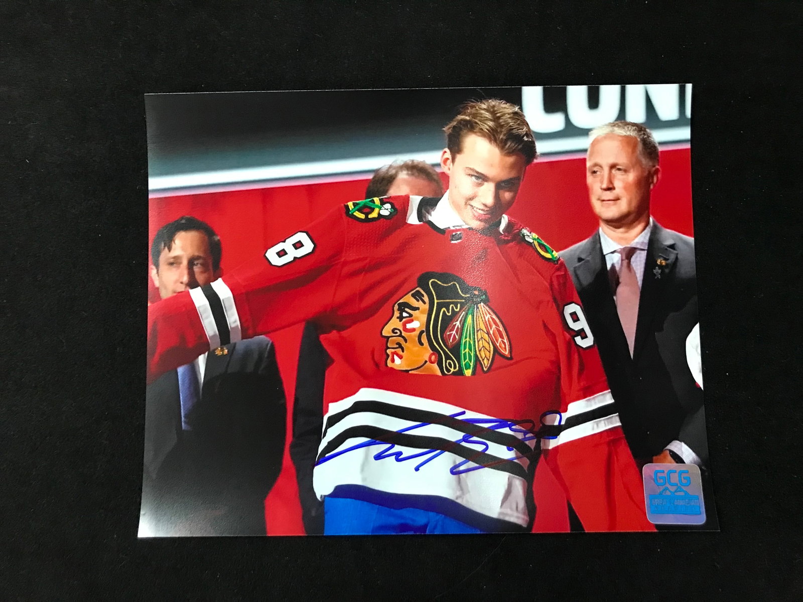 CONNOR BEDARD SIGNED 8X10 PHOTO GCG COA: Prices are in Canadian dollars