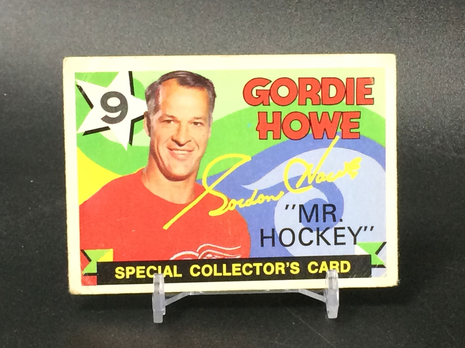 1971 O -PEE-CHEE GORDIE HOWE SPECIAL COLLECTORS CARD (1 of 2)
