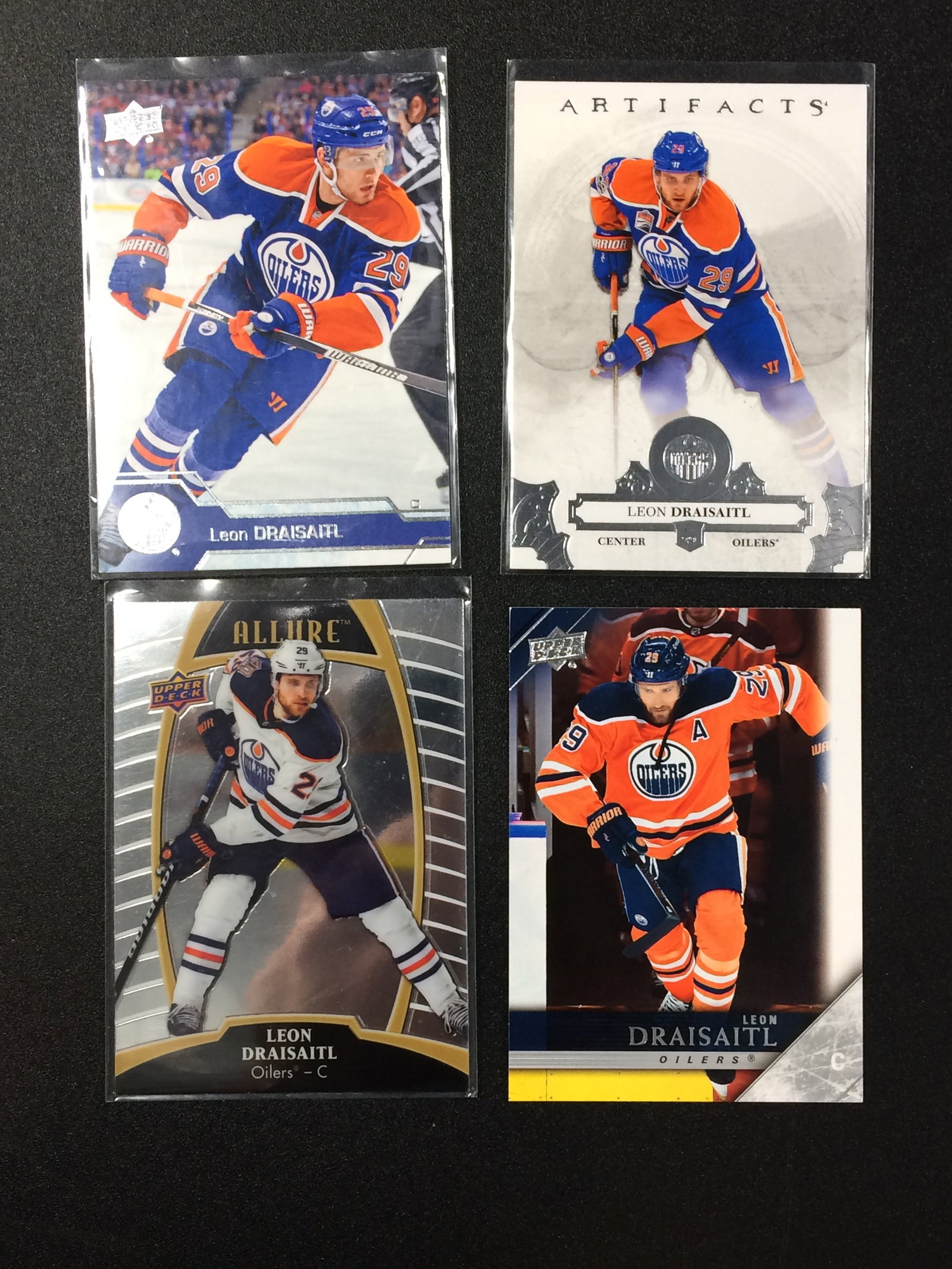 LOT OF 4 LEON DRAISAITL STAR CARDS: 1