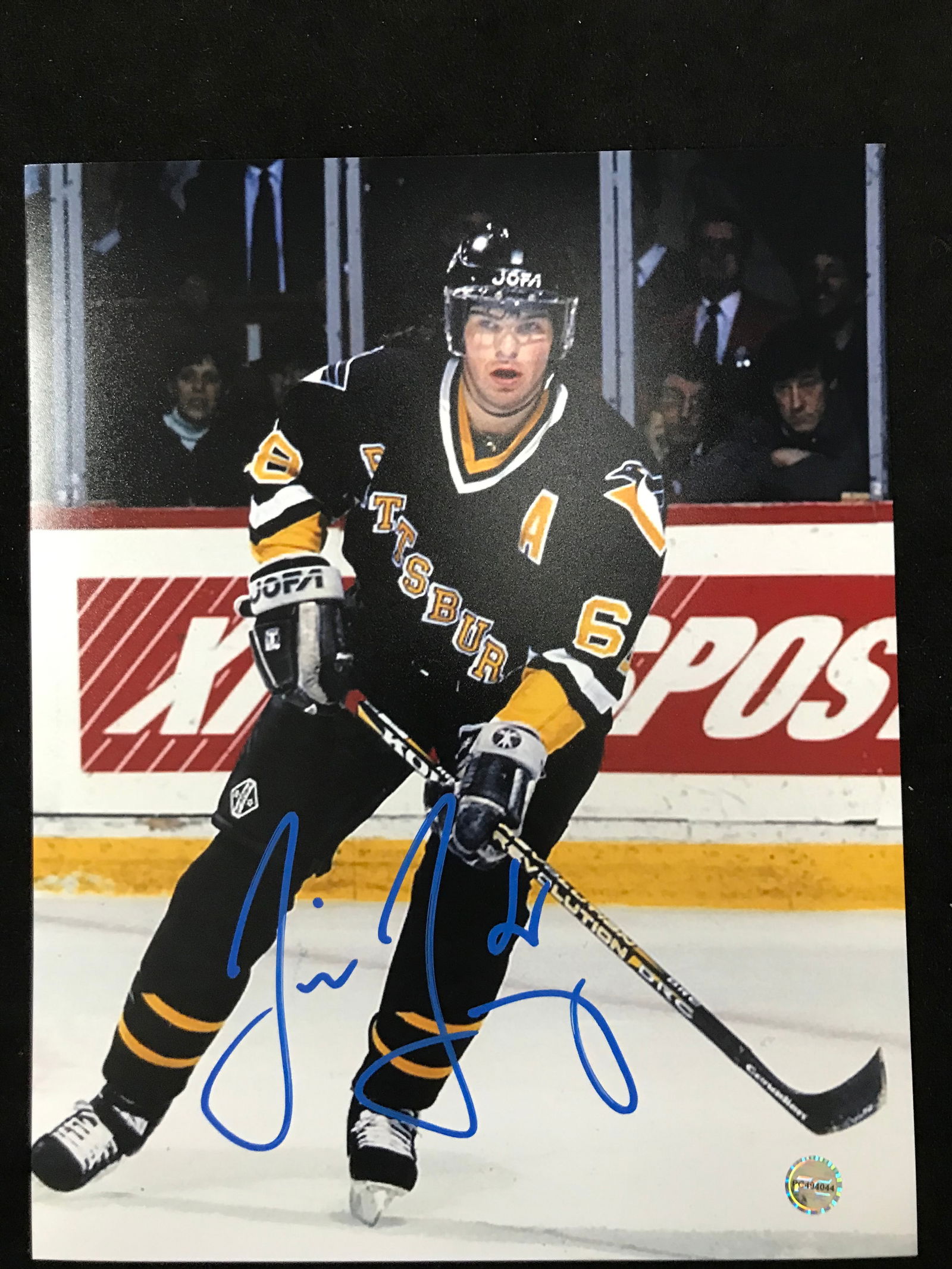 JAROMIR JAGR SIGNED 8 X 10 (PRO CERT COA) (1 of 2)