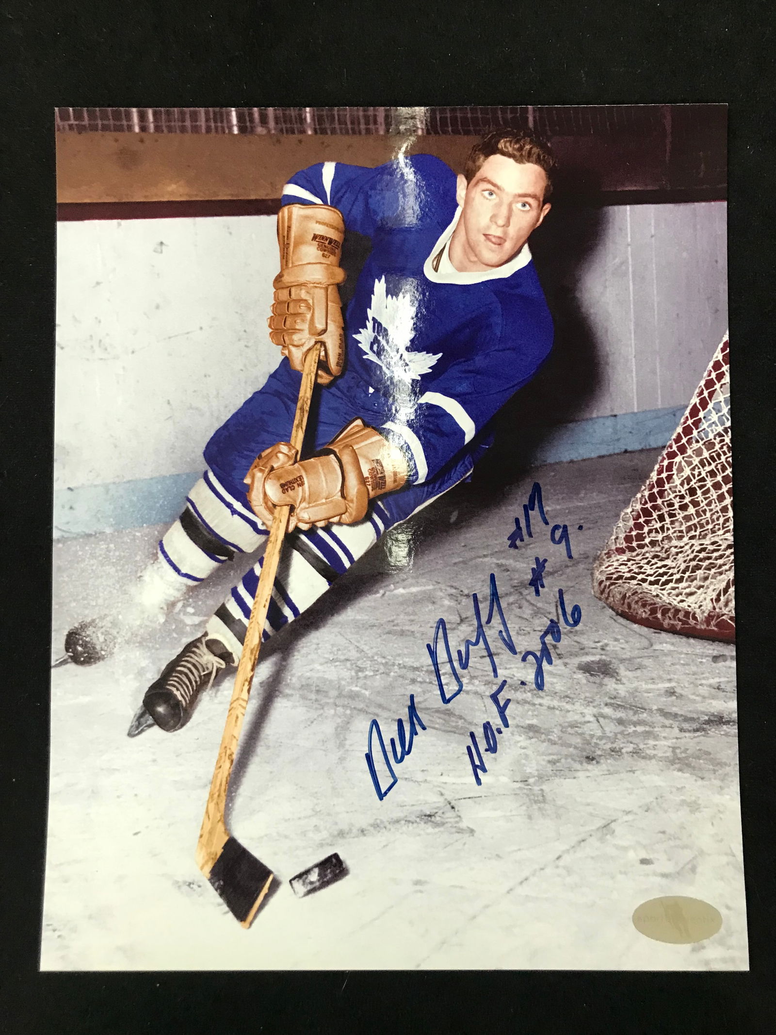 DICK DUFF SIGNED AND INSCRIBED TORONTO MAPLE LEAFS 8 X 10 (SPORT AUTHENTIX COA) (1 of 2)