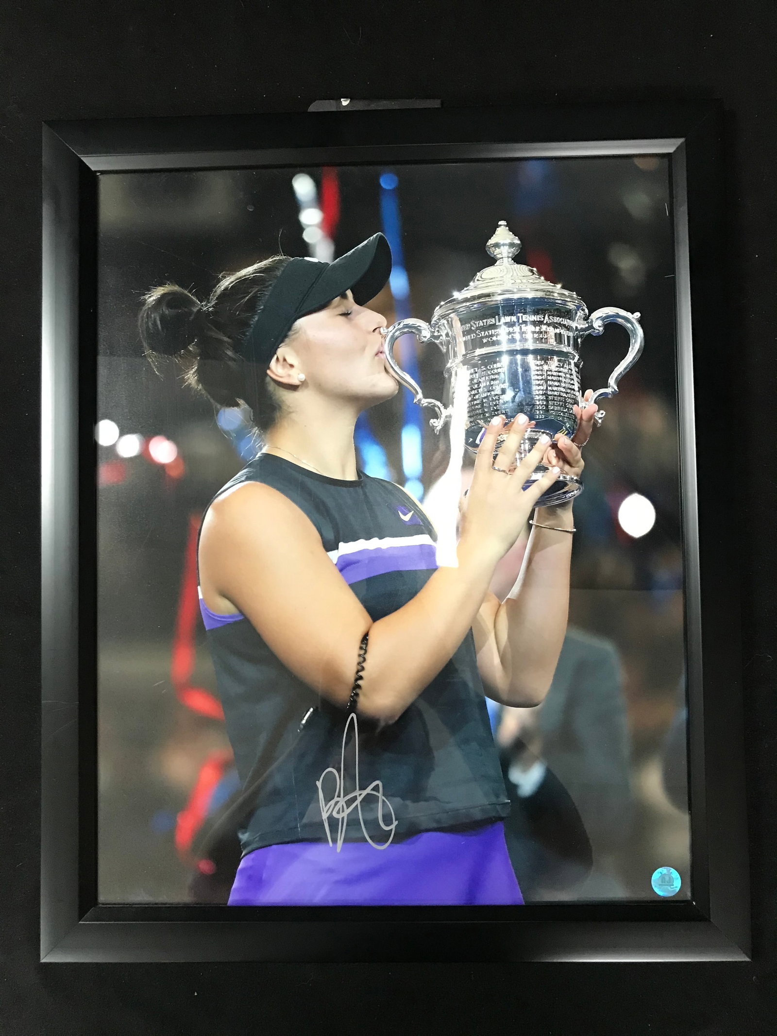 BIANCA ANDREESCU SIGNED 20 X 24 CUSTOM FRAMED PRINT (AJ COA): Prices are in Canadian dollars