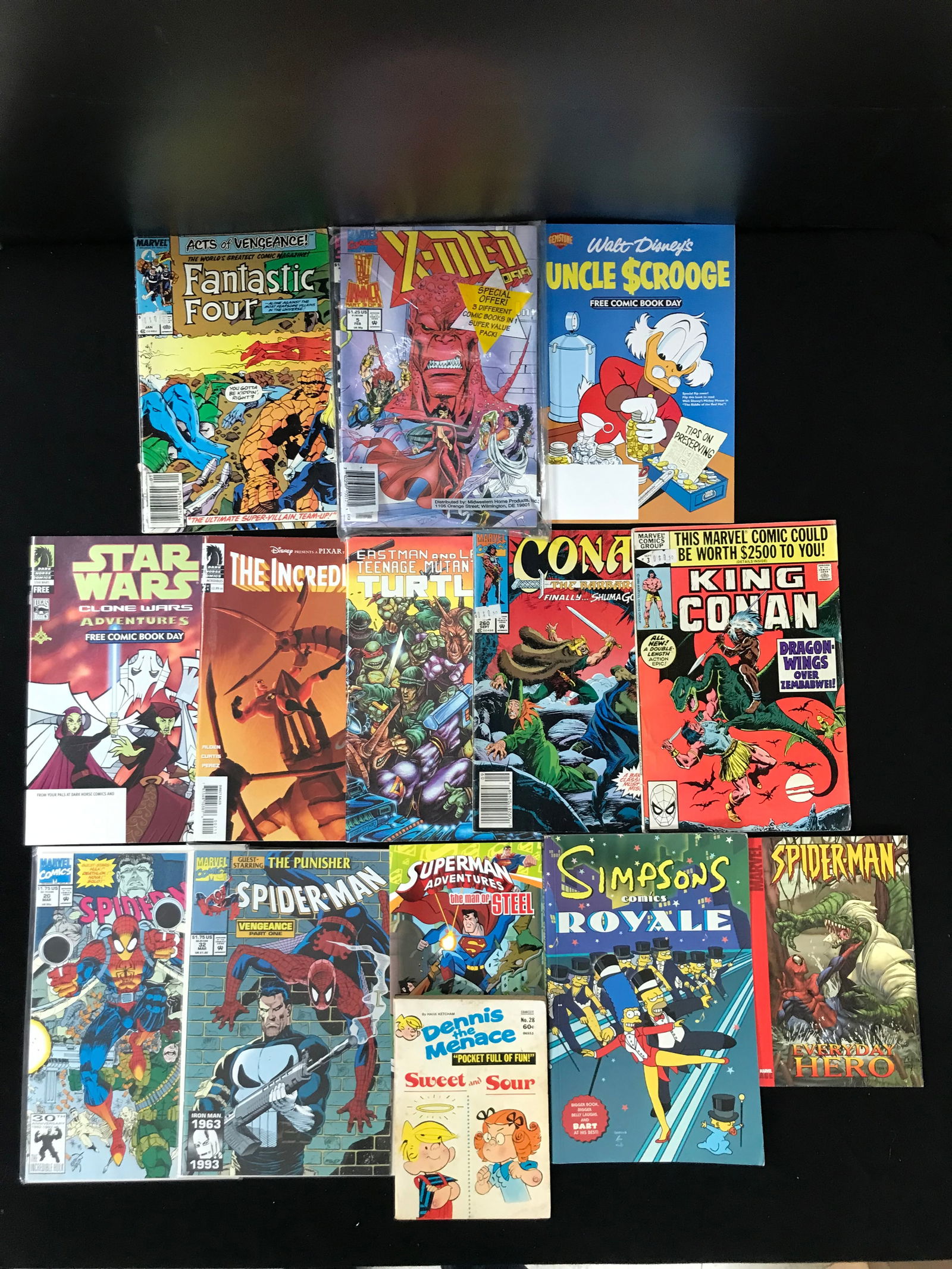 VARIOUS COMIC BOOK LOT (1 of 1)