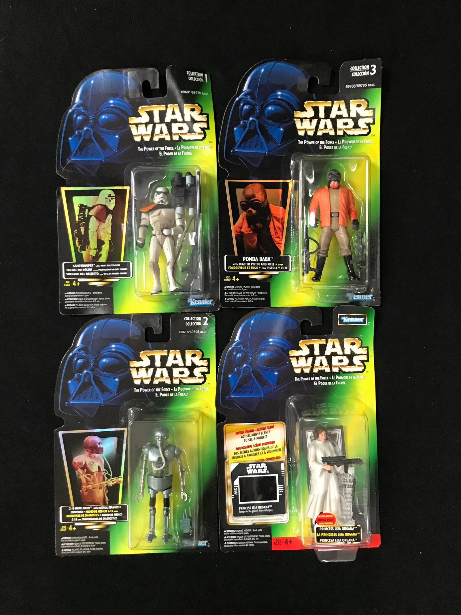 MINT ON CARD KENNER STAR WARS ACTION FIGURE LOT: Prices are in Canadian dollars