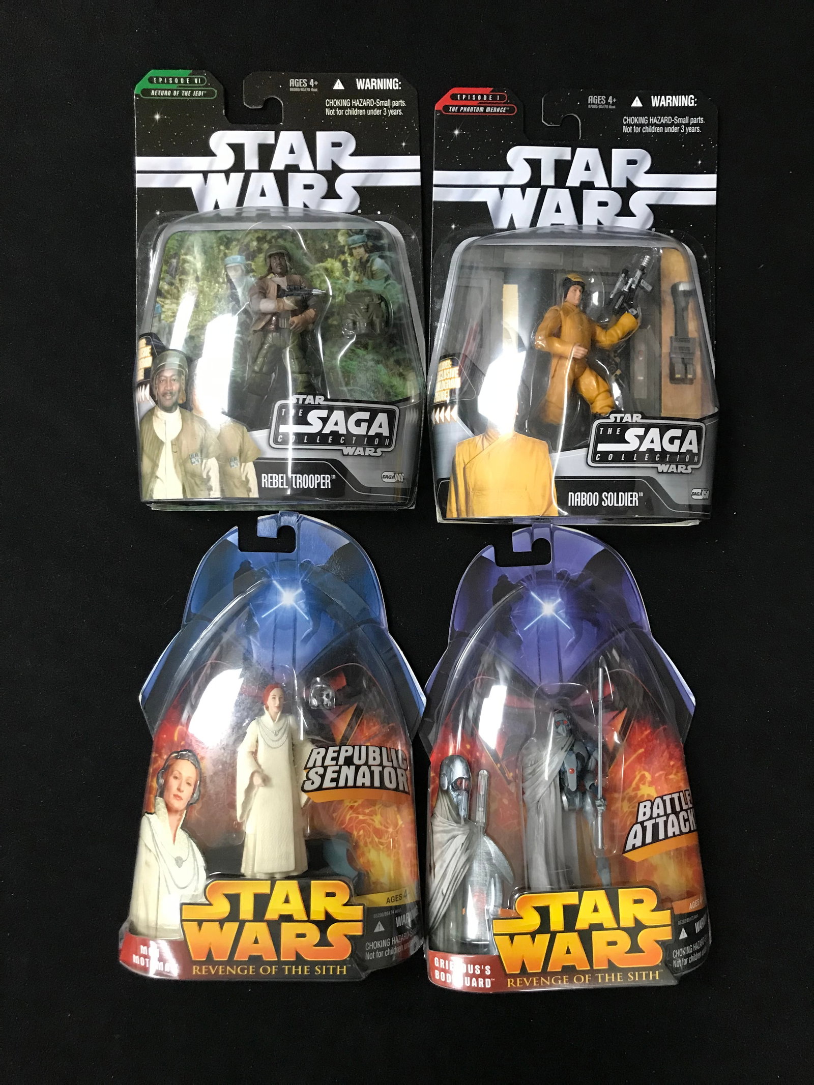 MINT ON CARD KENNER STAR WARS ACTION FIGURE LOT: Prices are in Canadian dollars