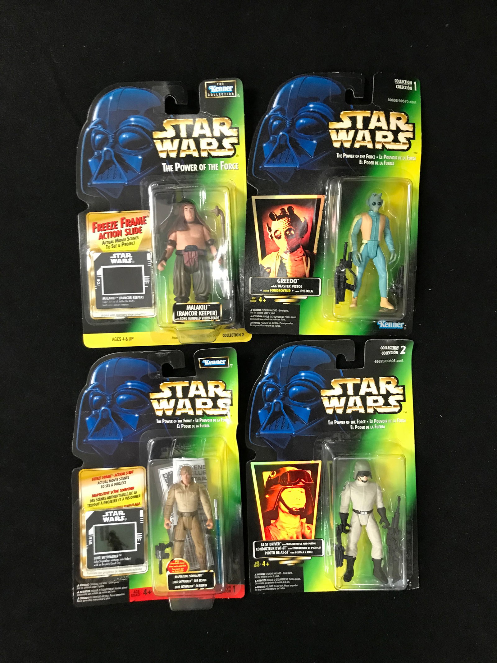 MINT ON CARD KENNER STAR WARS ACTION FIGURE LOT: Prices are in Canadian dollars