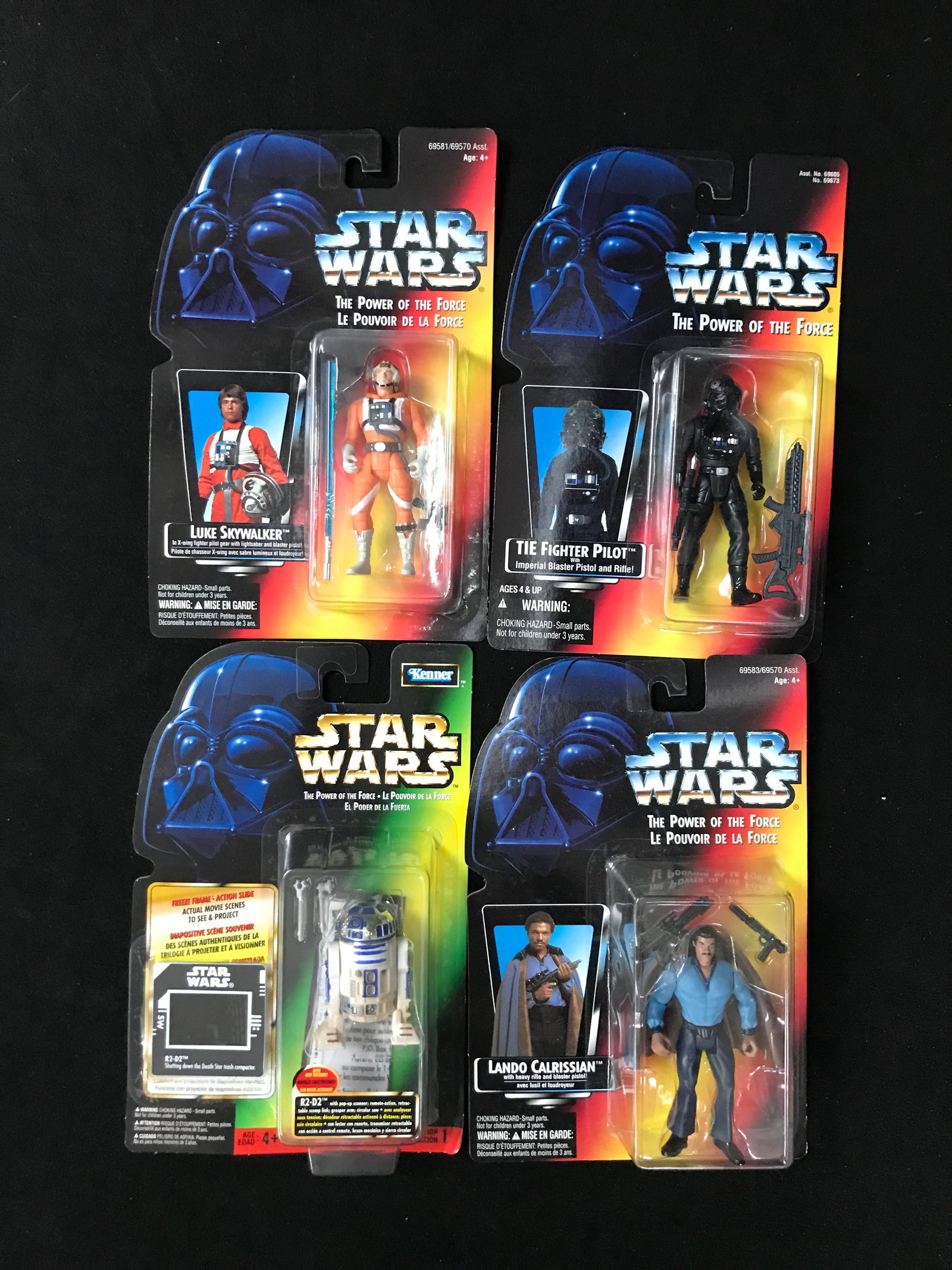 MINT ON CARD KENNER STAR WARS ACTION FIGURE LOT: Prices are in Canadian dollars