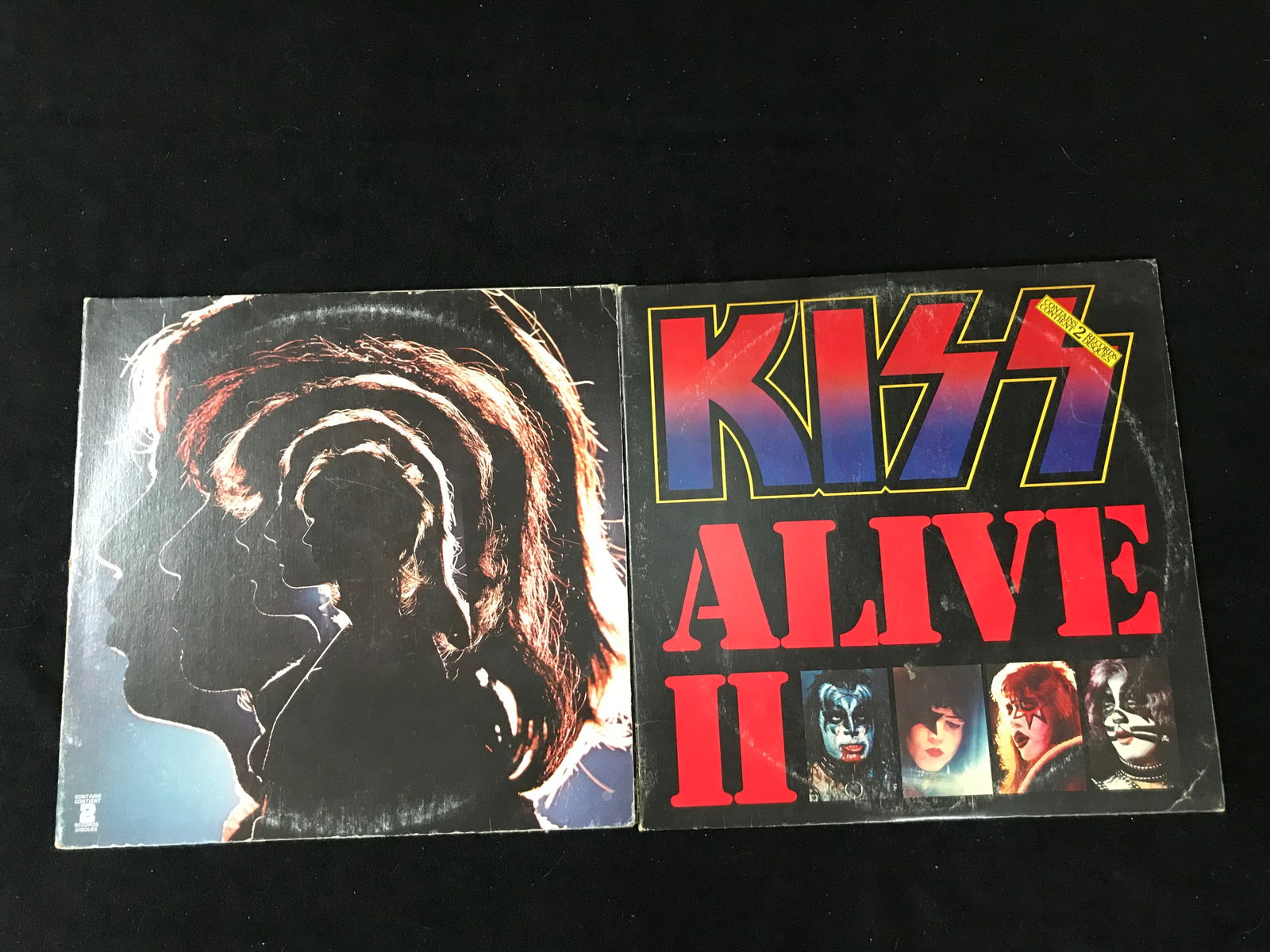 LOT OF VINYL RECORDS GOOD CONDITION (KISS ROLLING STONES) (1 of 1)