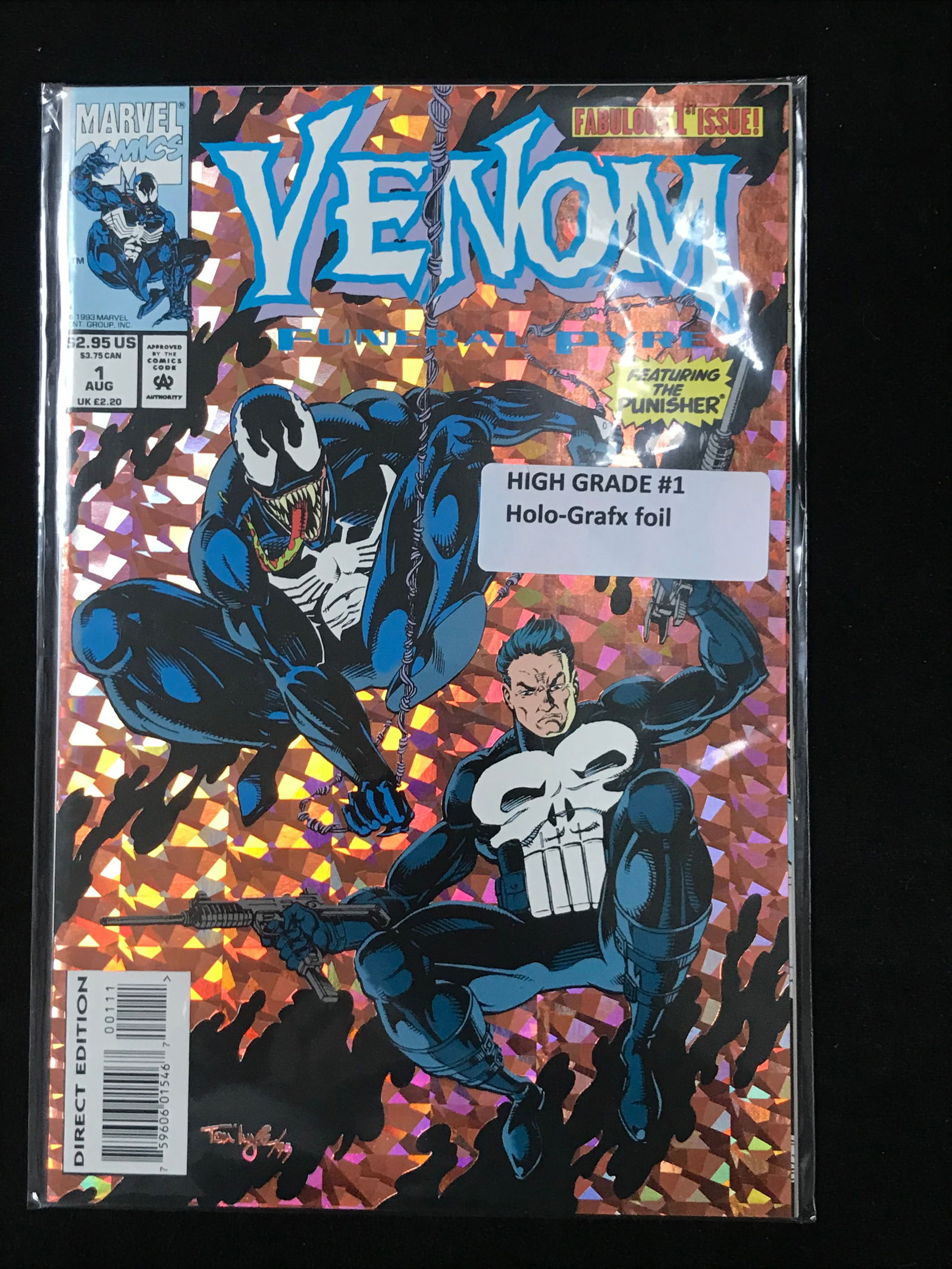 MARVEL COMICS VENOM NO.1 HOLO GRAFX FOIL (1 of 1)