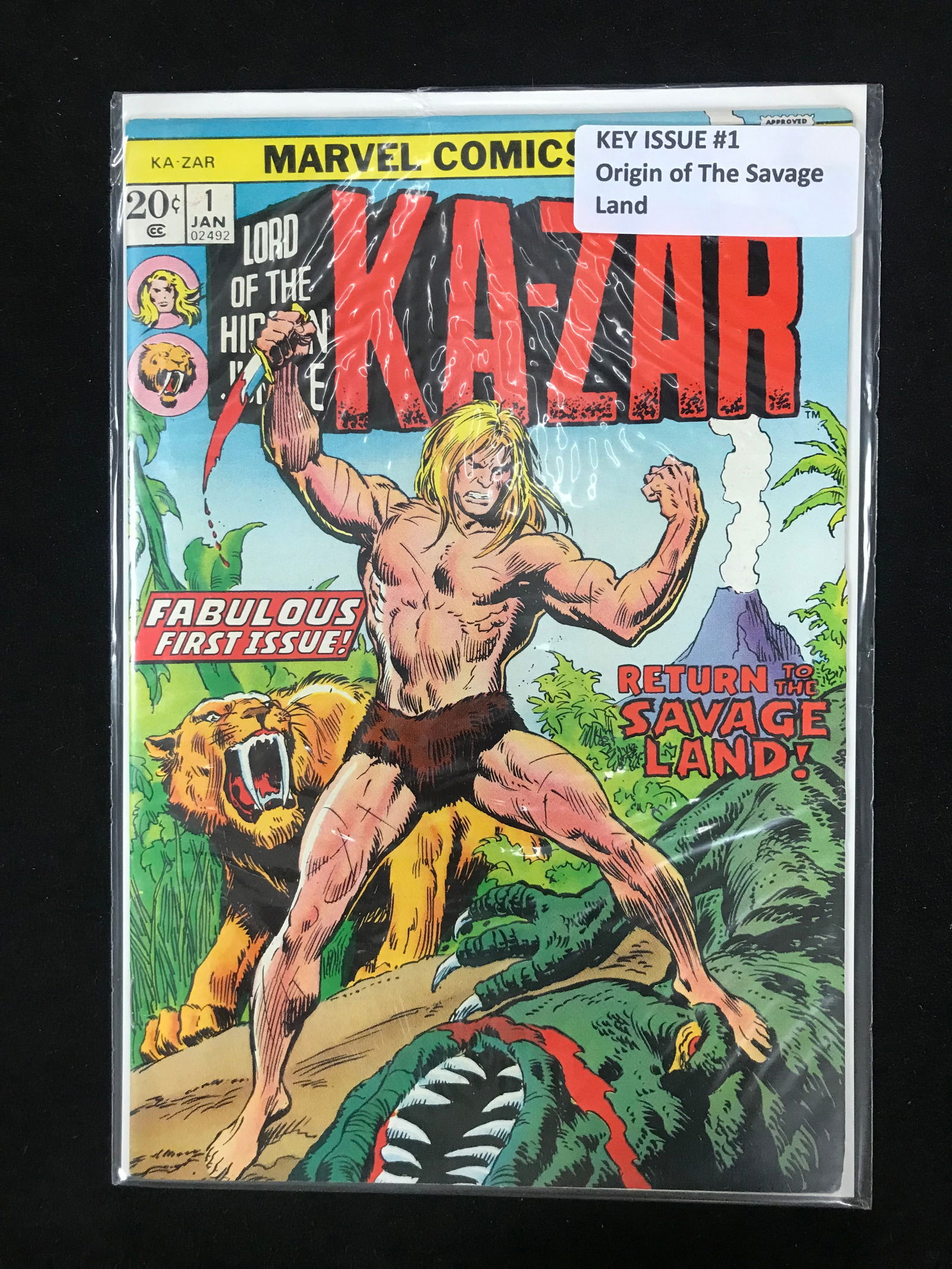 MARVEL COMICS KAZAR NO.1 (1 of 1)