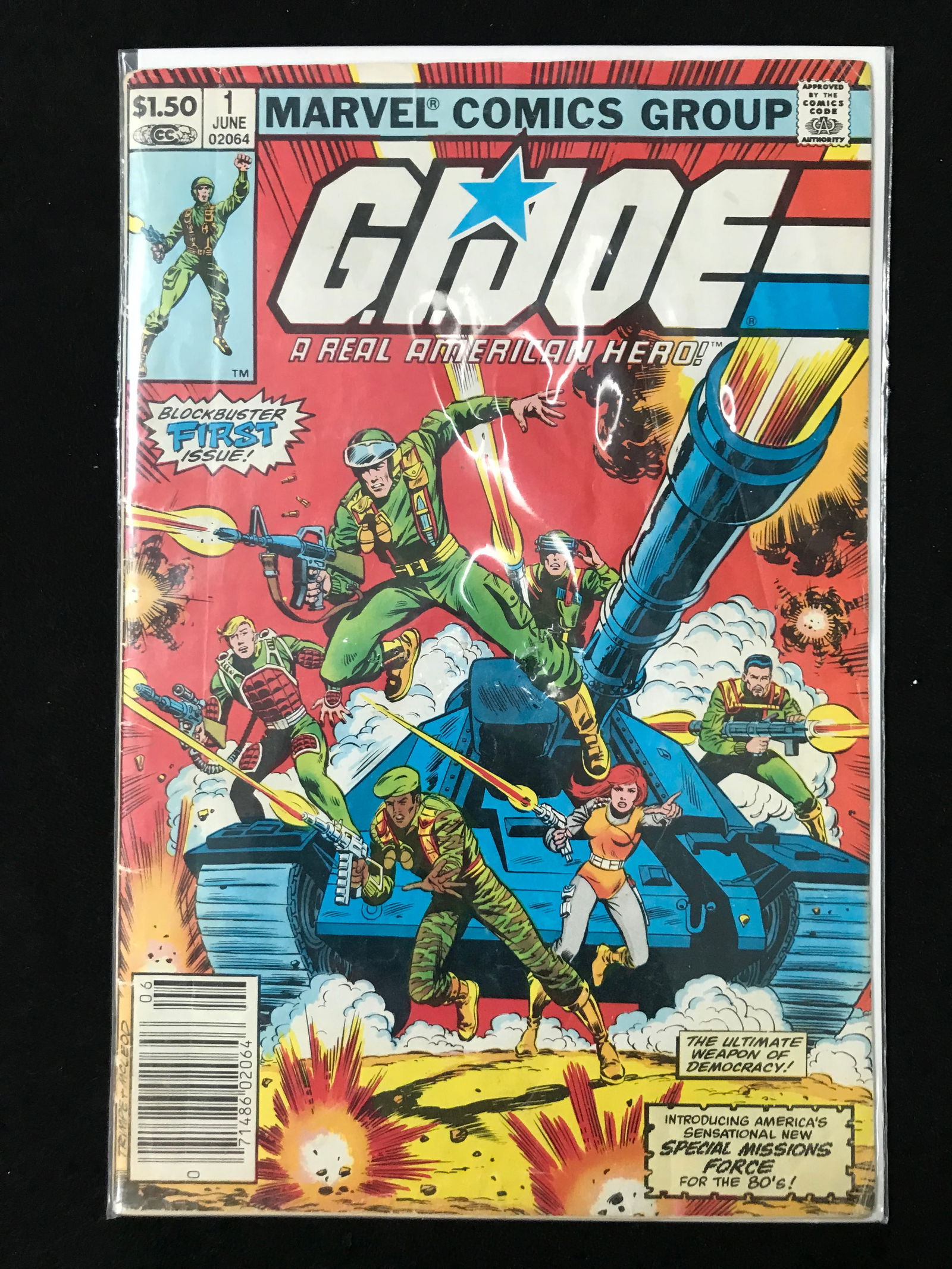 MARVEL COMICS NO.1 G.I. JOE (1 of 1)