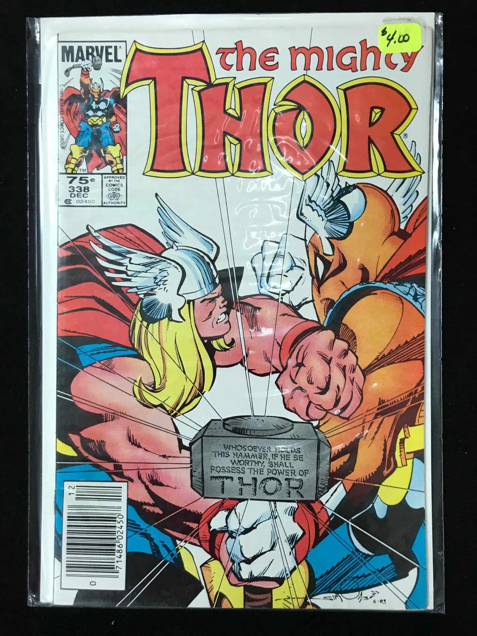 MARVEL COMICS NO.338 THE MIGHTY THOR: Prices are in Canadian dollars