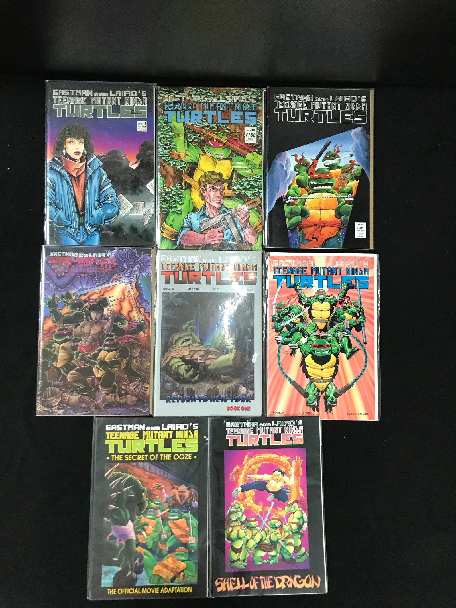 LOT OF TEENAGE MUTANT NINJA TURTLES COMICS: Prices are in Canadian dollars