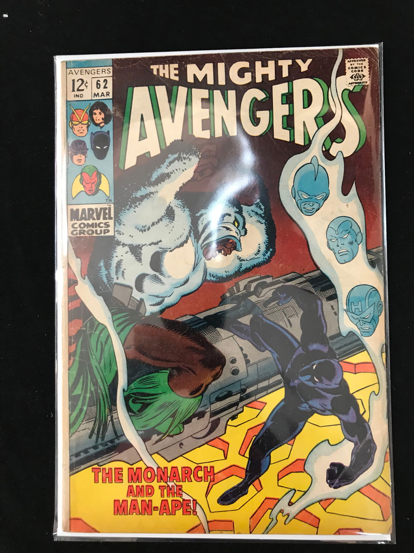 MARVEL COMICS NO.62 THE MIGHTY AVENGERS (1 of 1)