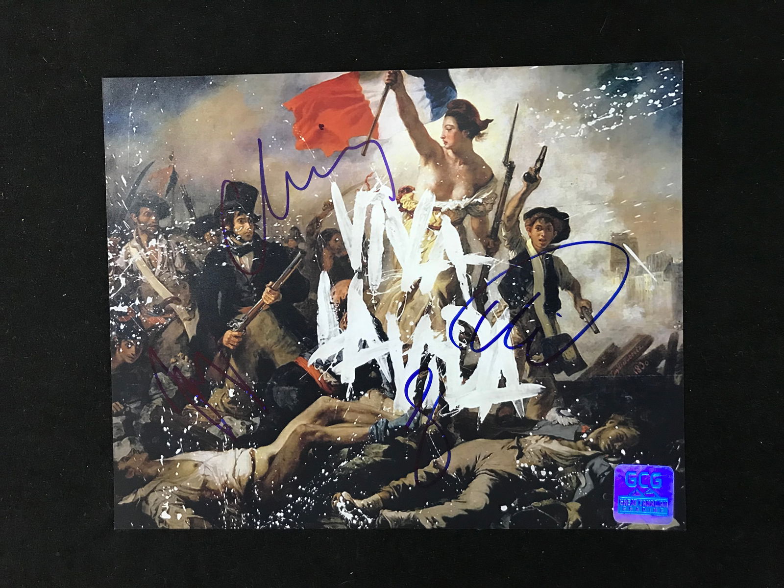 COLDPLAY BAND SIGNED 8 X 10 (GCG HOLO) (1 of 1)