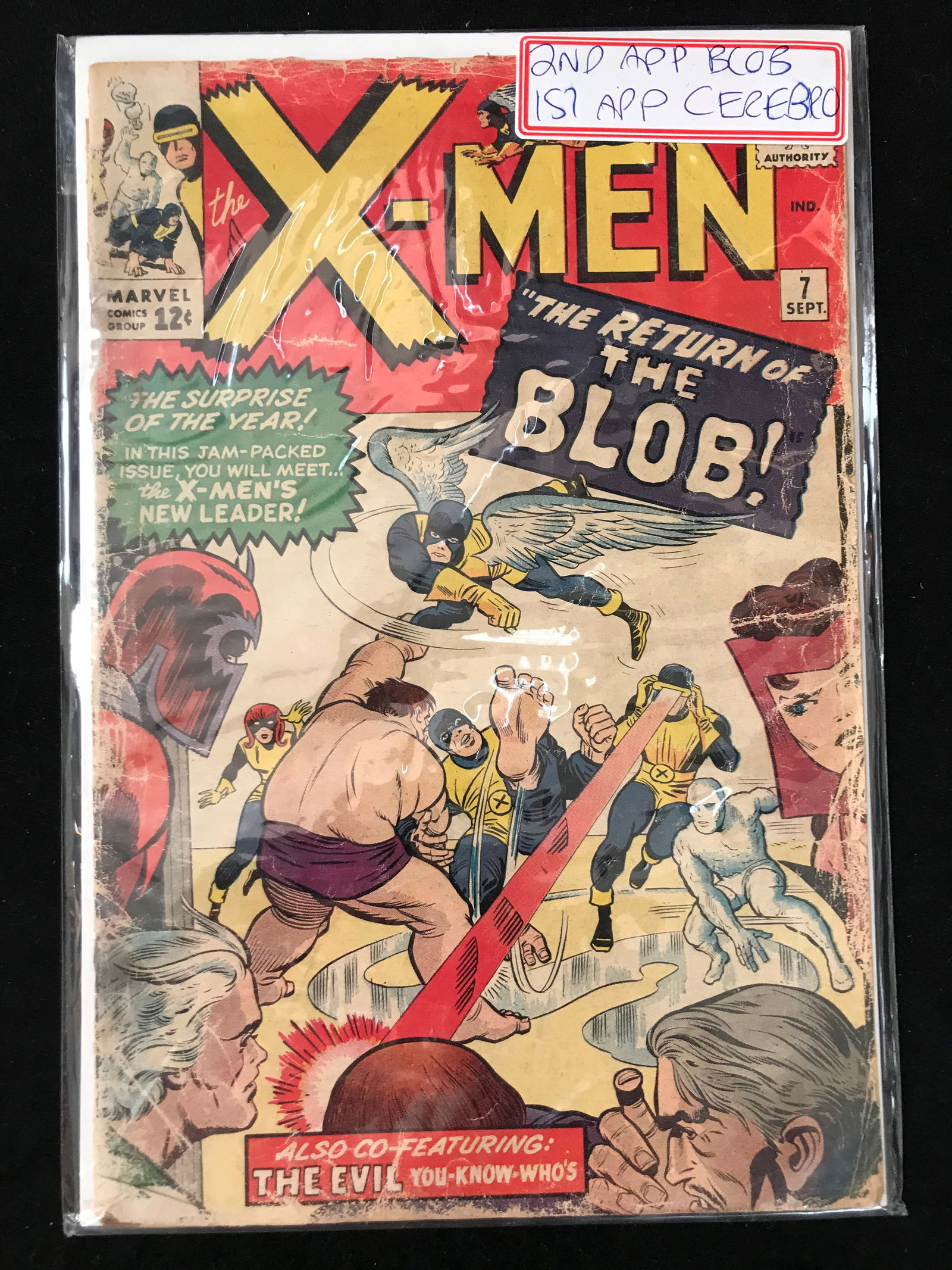 MARVEL COMICS NO.7 THE X-MEN (2ND APP THE BLOB) (1 of 1)