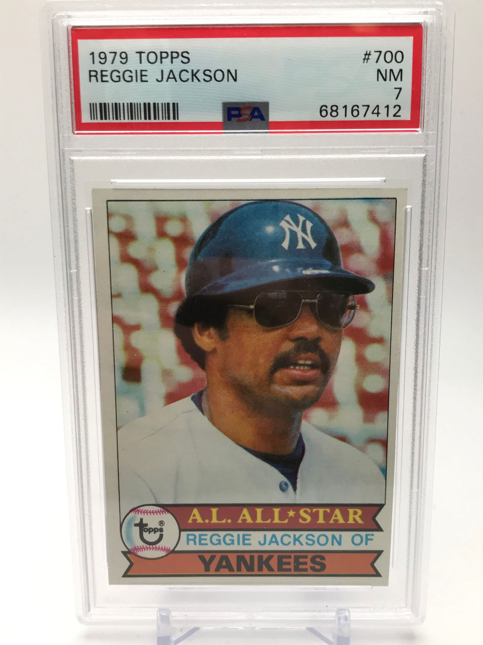 1979 TOPPS BASEBALL REGGIE JACKSON (PSA 7) (1 of 1)