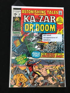 MARVEL COMICS NO.3 ASTONISHING TALES FEAT KAZAR DR.DOOM: Prices are in Canadian dollars