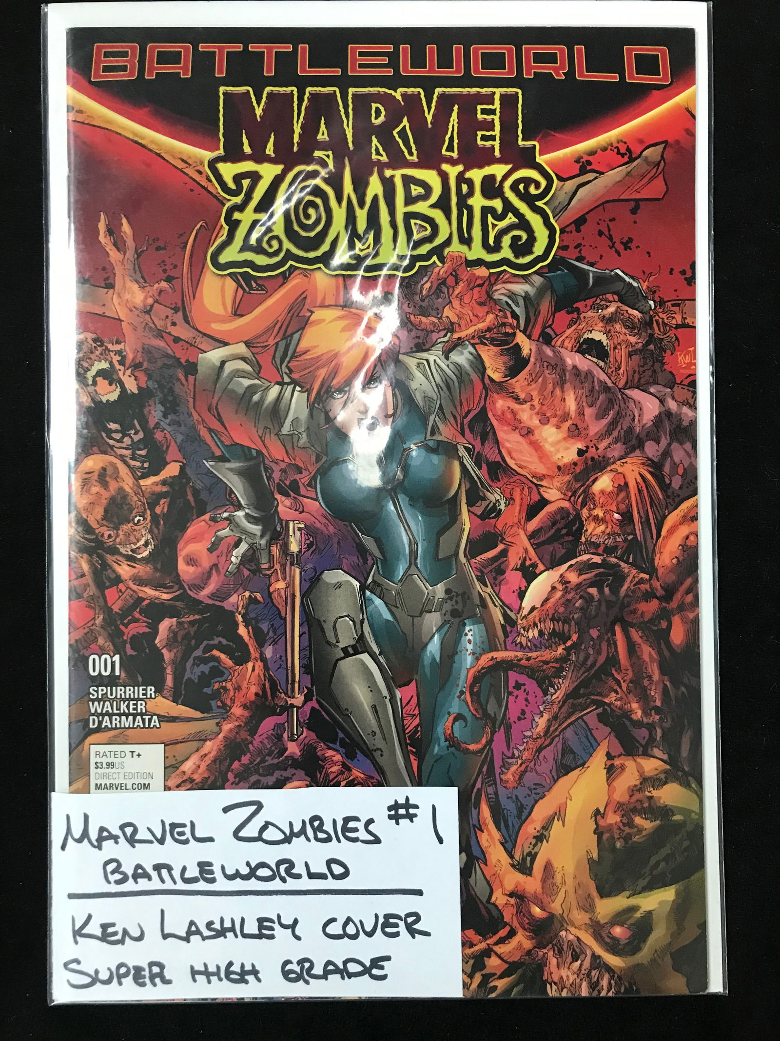 MARVEL COMCIS NO.1 MARVEL ZOMBIES BATTLEWORLD (KEN LASHLEY COVER) (1 of 1)