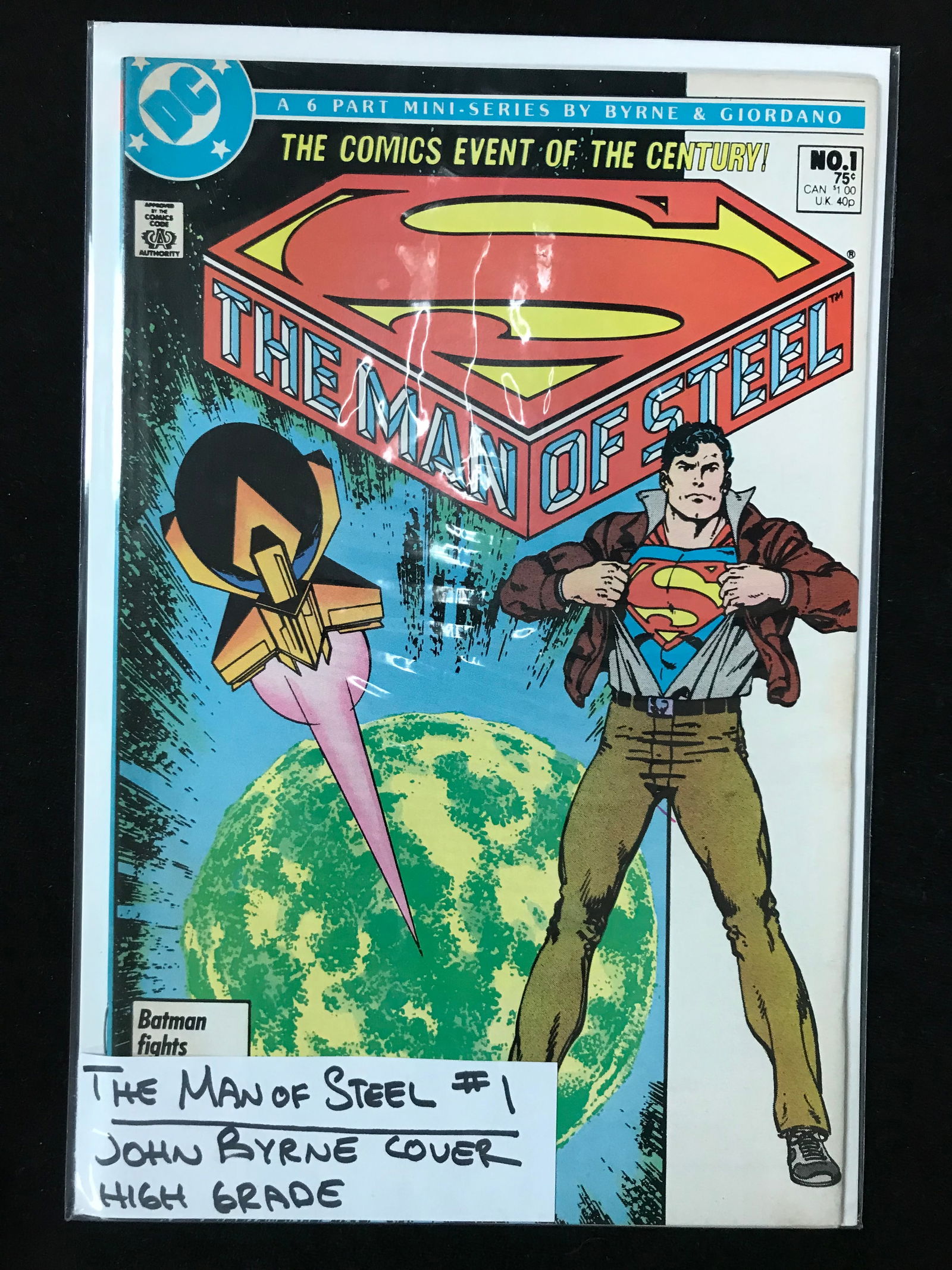 DC COMICS NO.1 THE MAN OF STEEL (JOHN BYRNE COVER) (1 of 1)