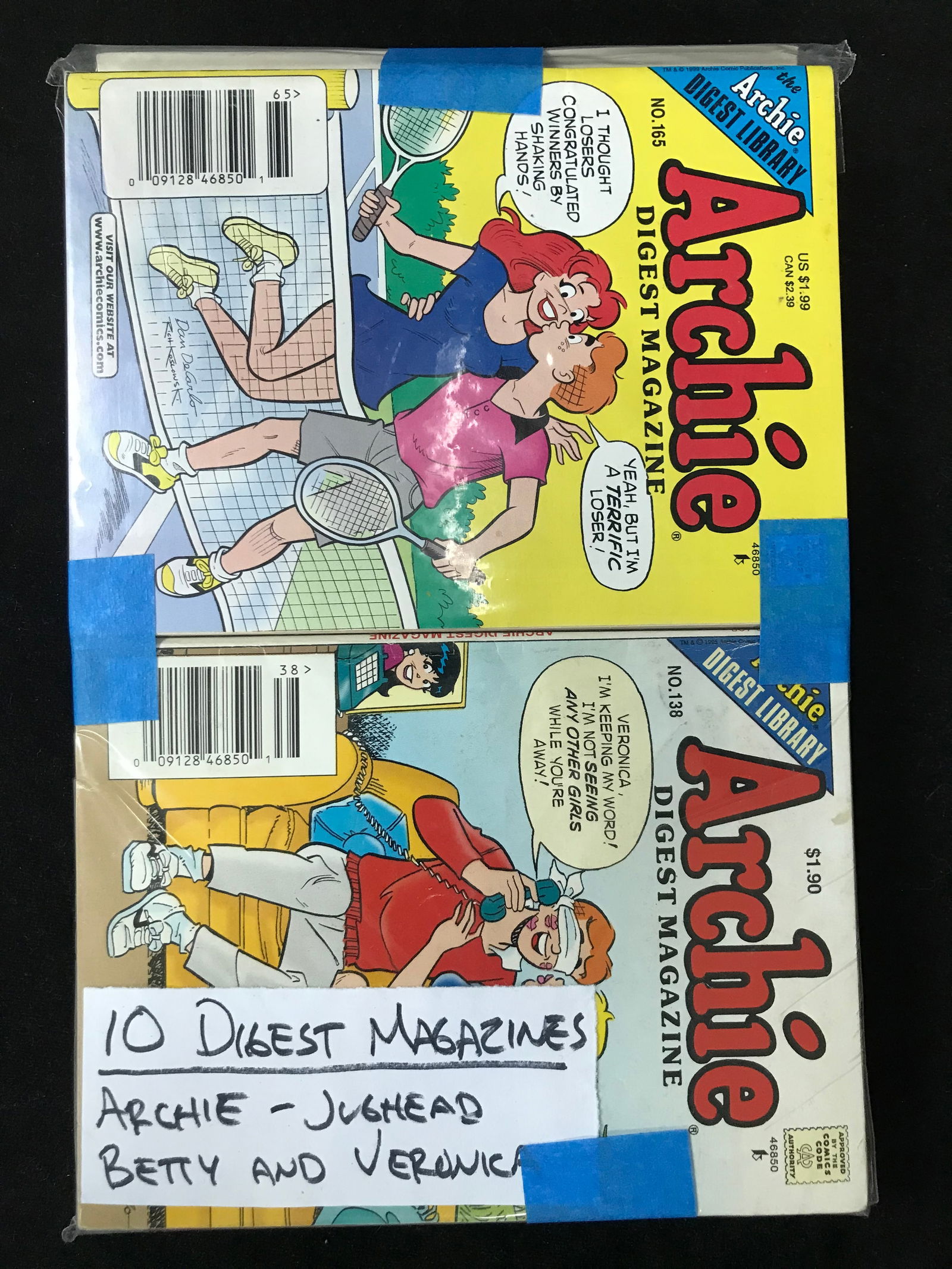 ARCHIE COMICS 10 DIGEST MAGAZINES (1 of 1)