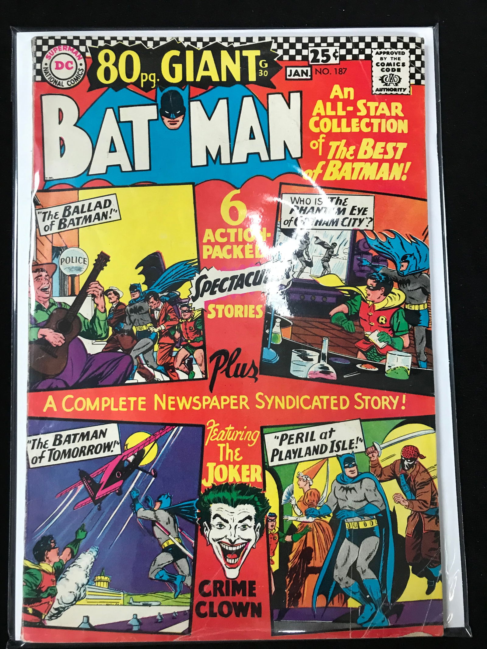 DC COMICS NO.187 BATMAN (80PG GIANT) (1 of 1)
