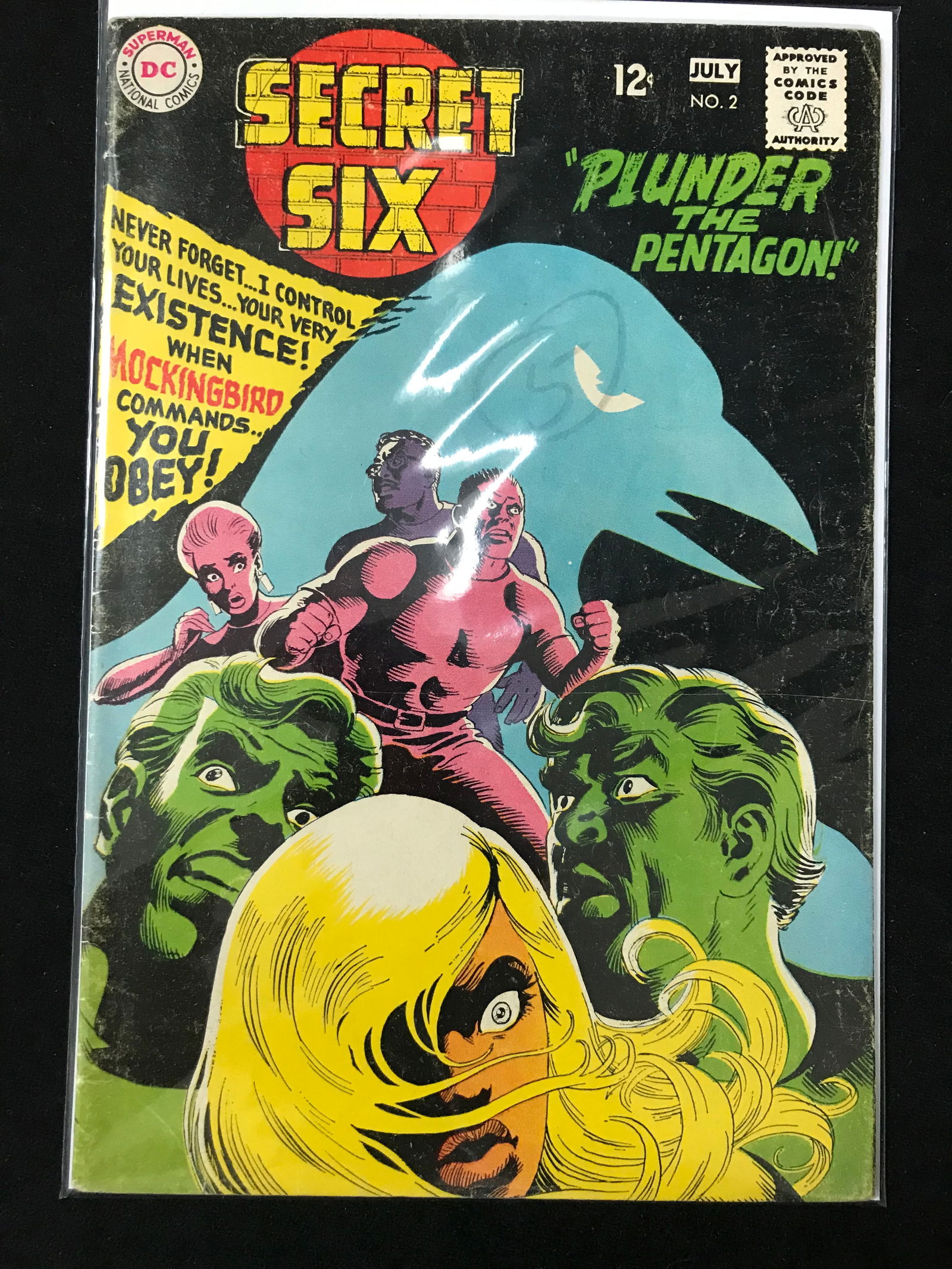 DC COMICS NO.2 SECRET SIX (1 of 1)