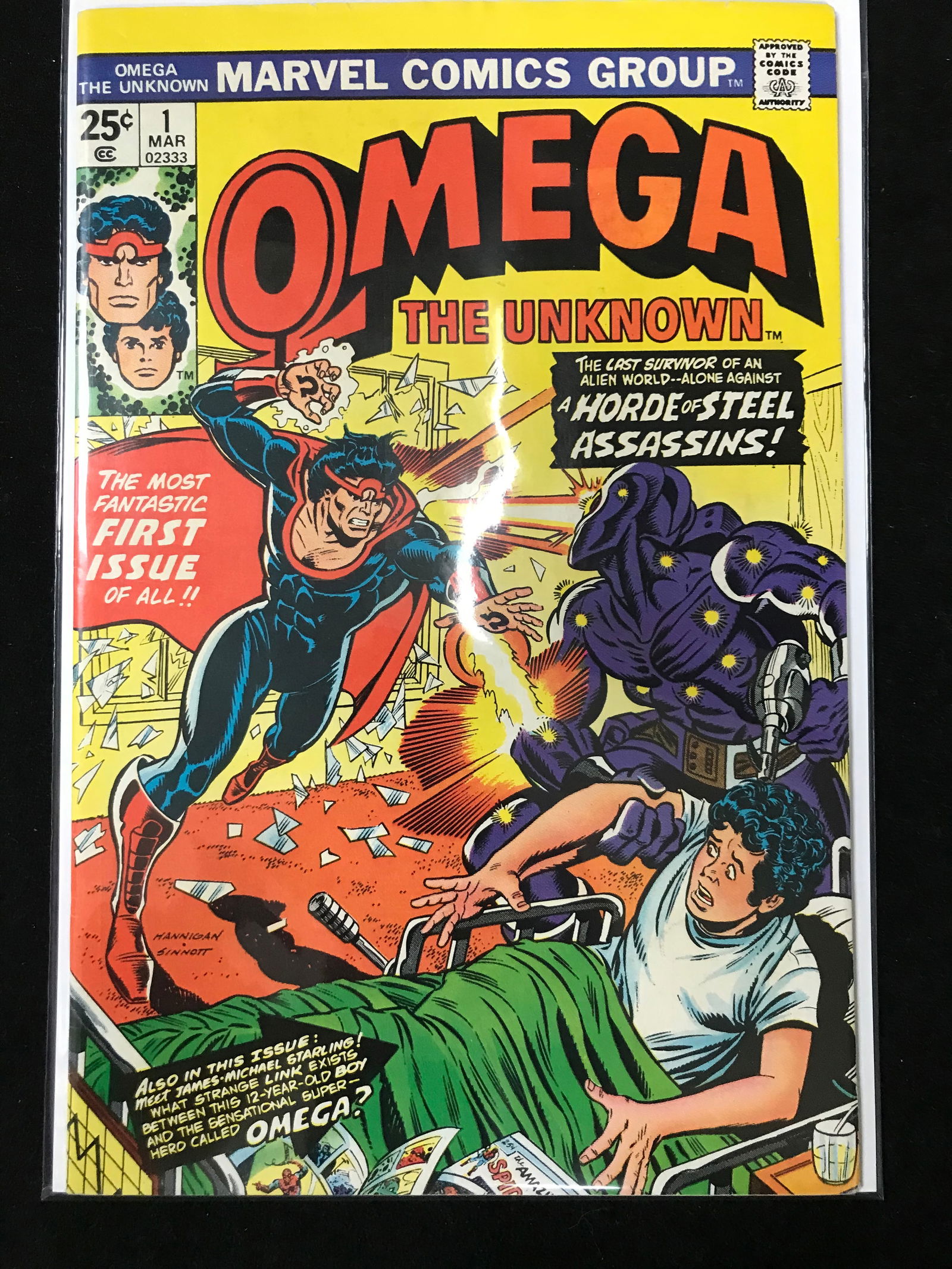 MARVEL COMICS NO.1 OMEGA THE UNKNOWN (1 of 1)